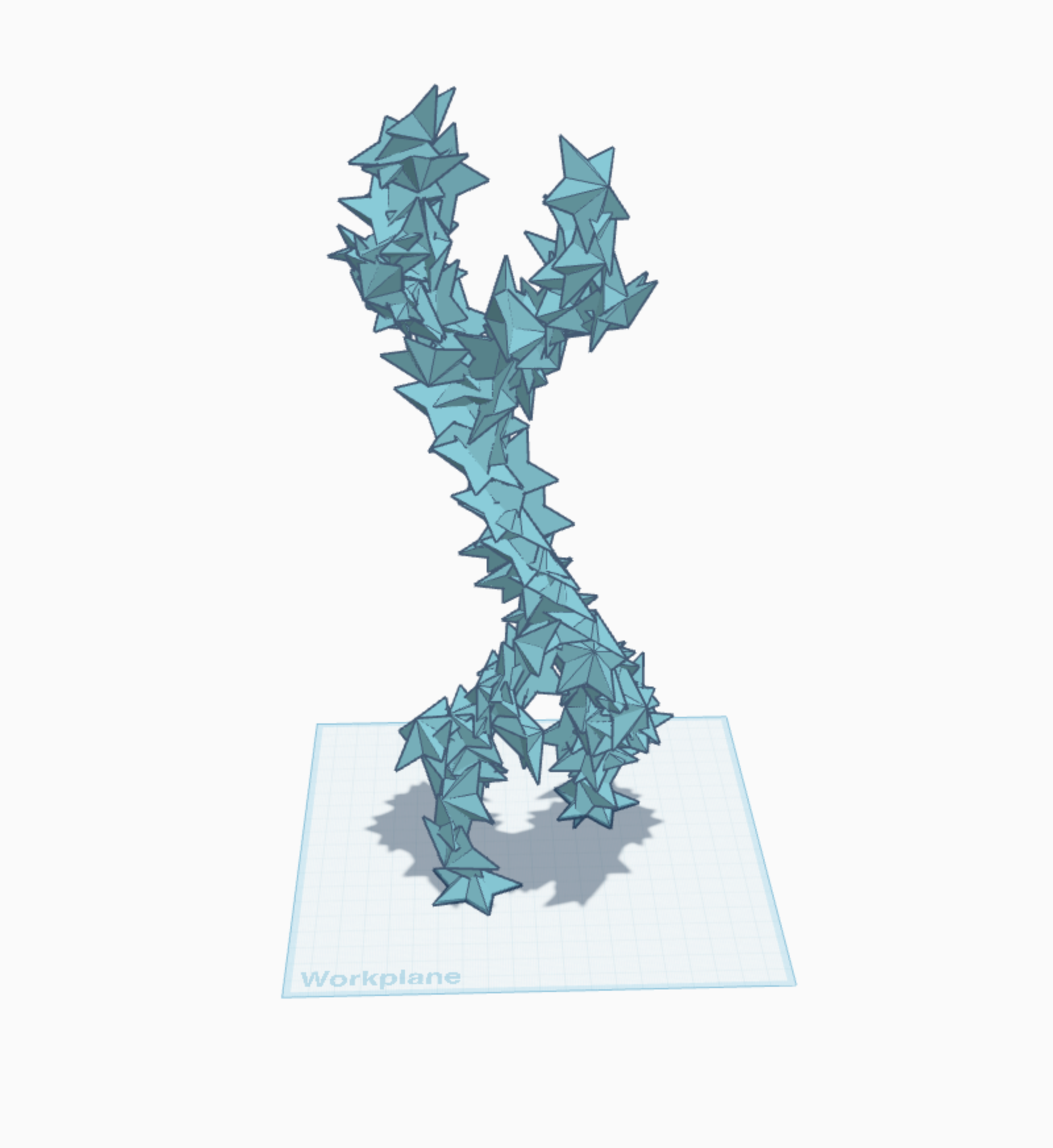 Statue made of stars (abstract art?)