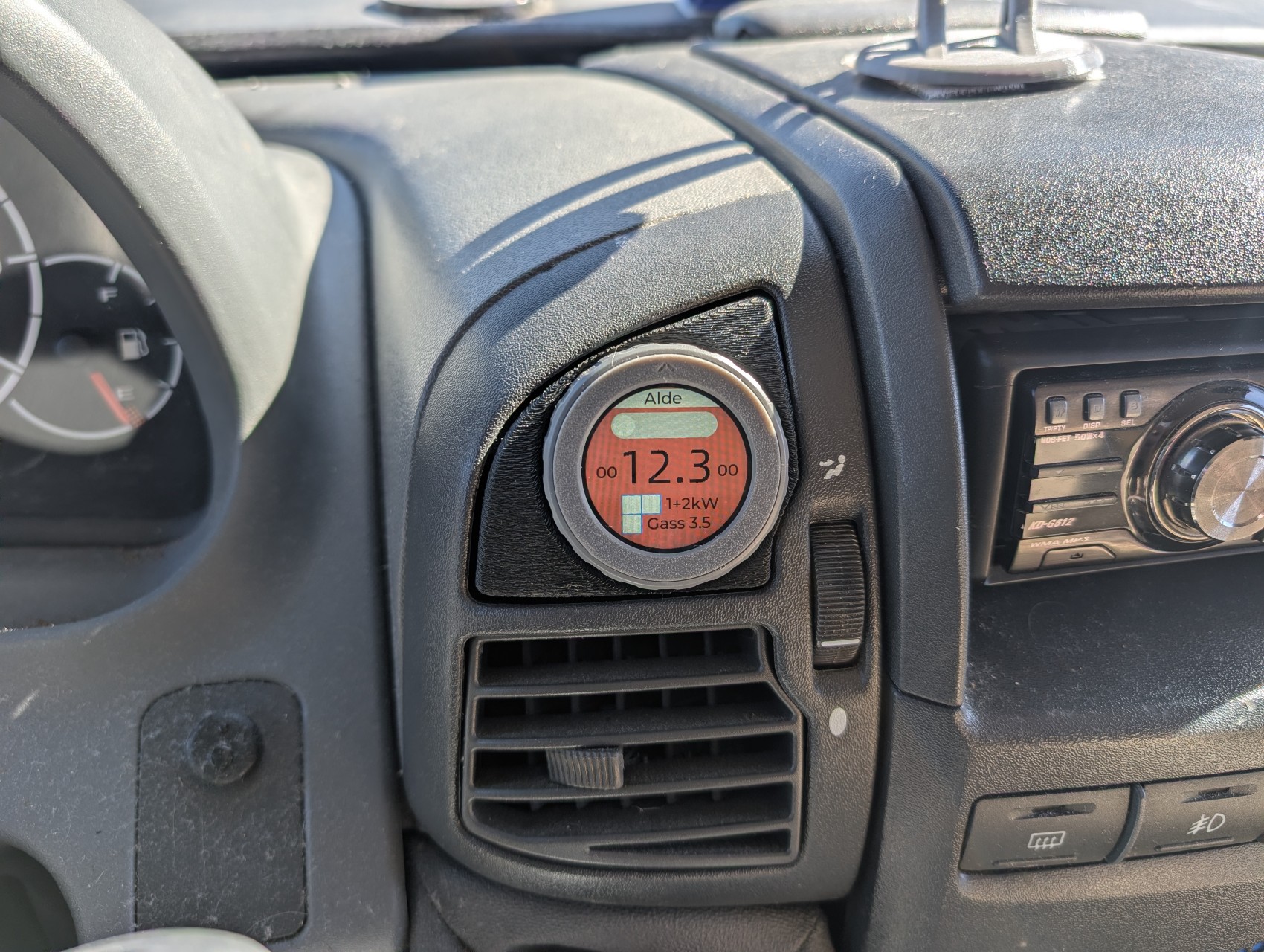 M5Dial mount for Fiat Ducato