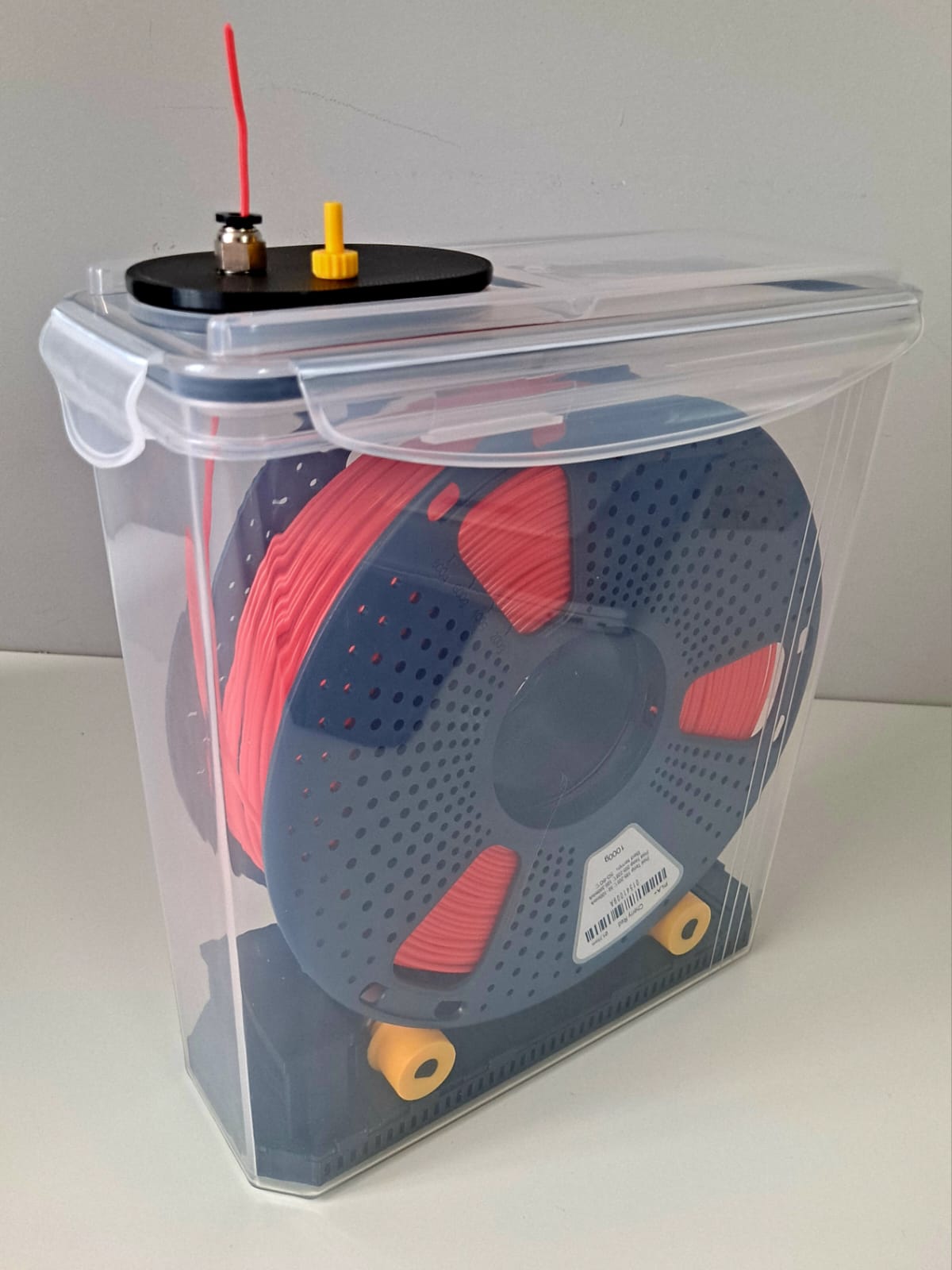 Filament Dry Box Without Drilling