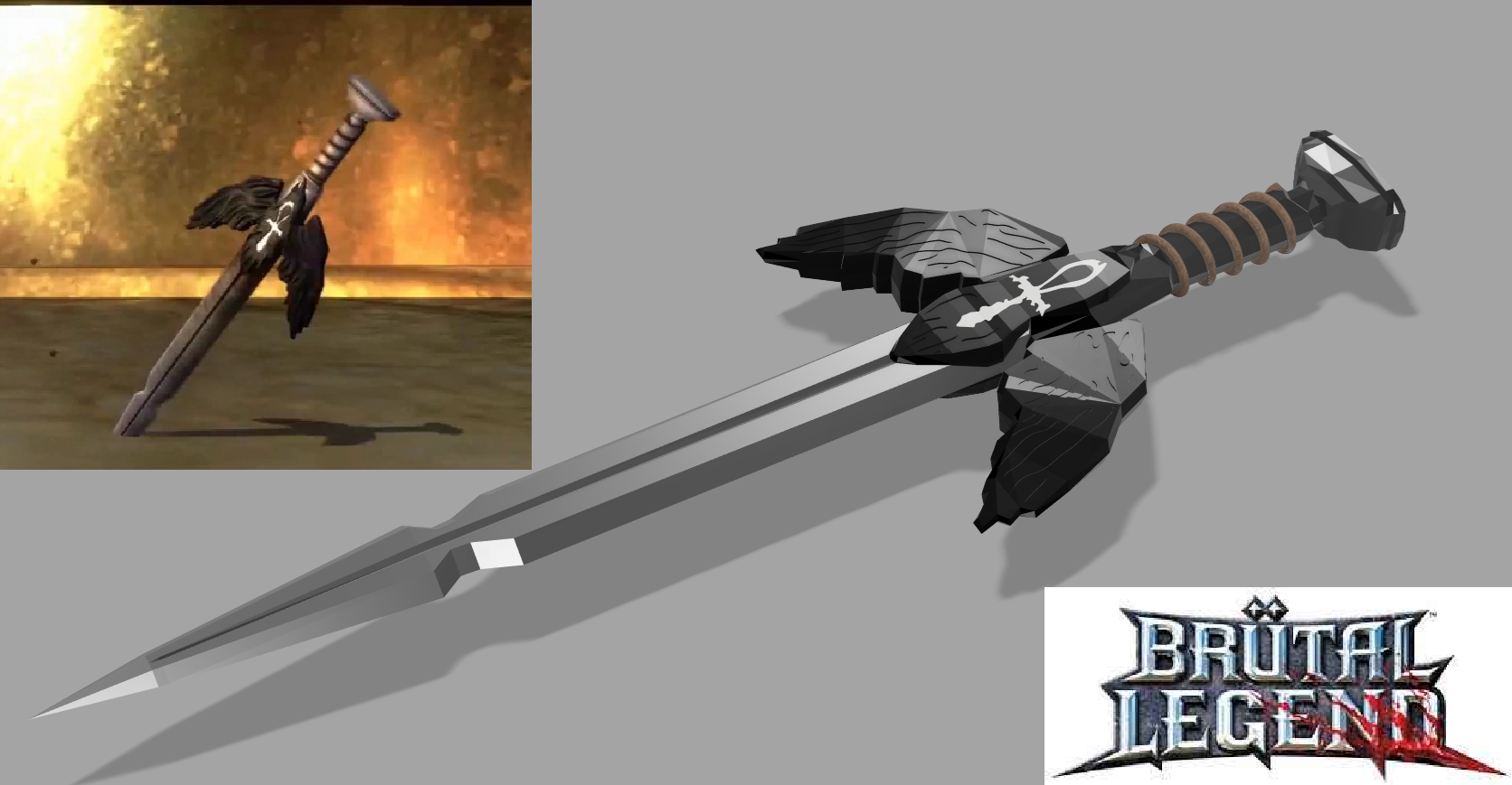 Brütal Legend - Ophelia's Blade (Lifesize)