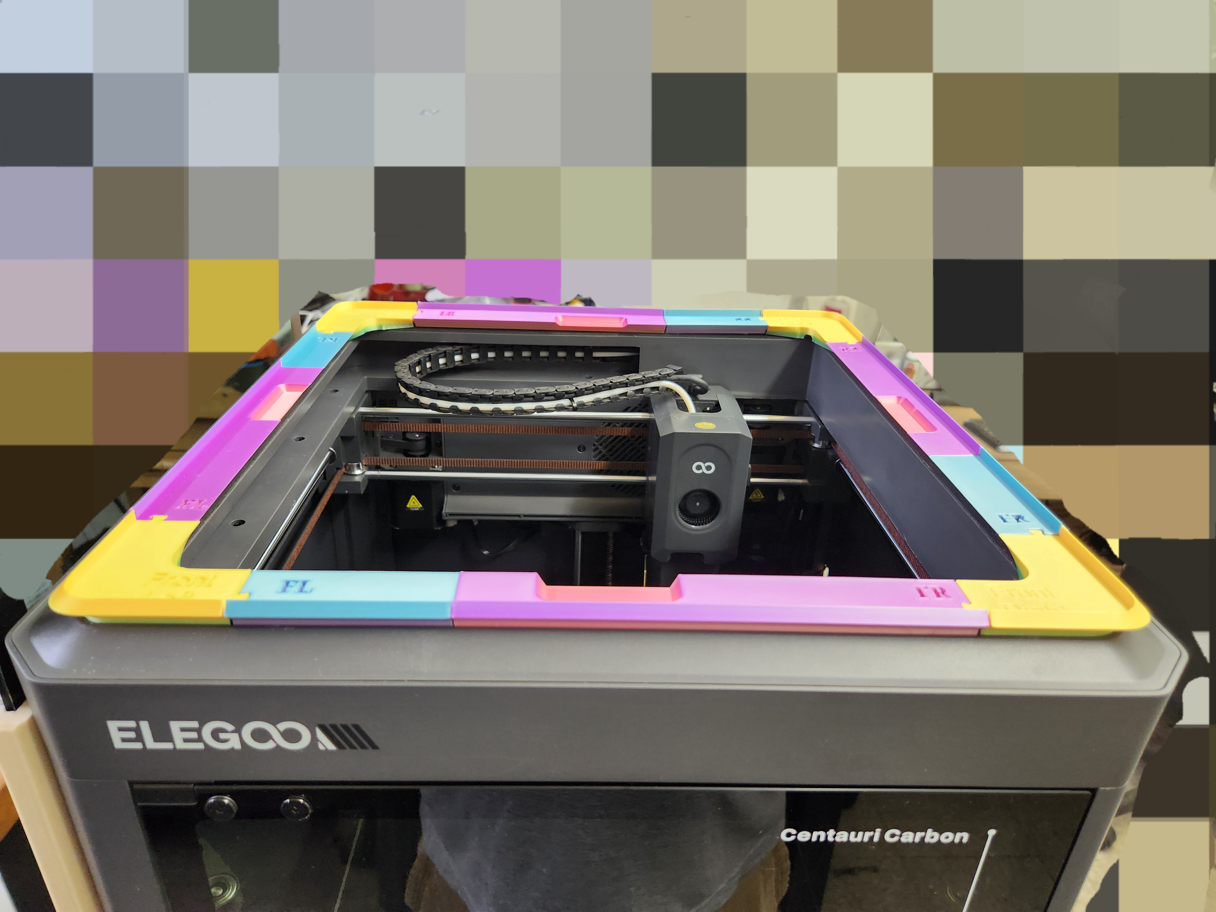 Elegoo Centauri Carbon Low Riser Remix 3D model thumbnail