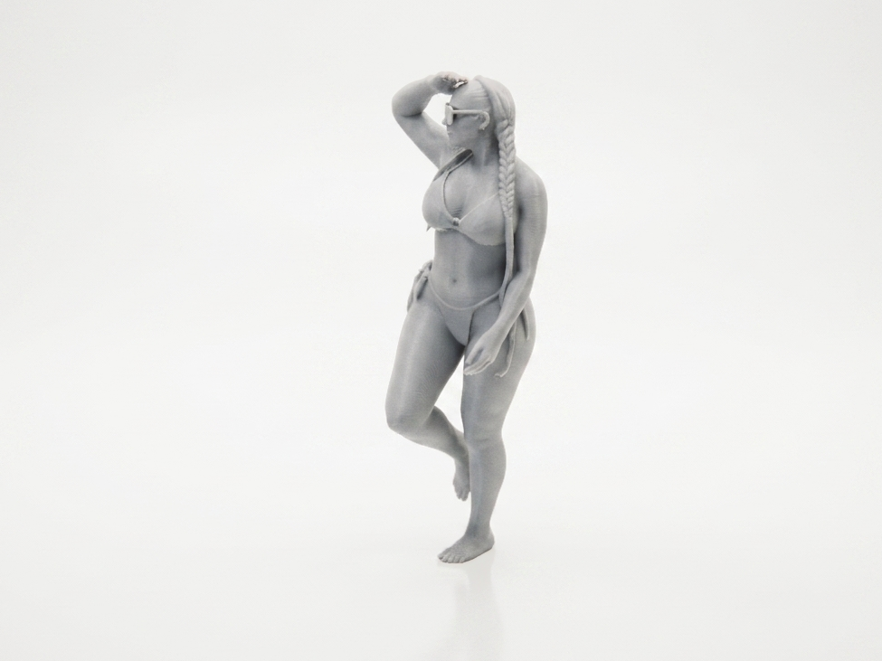 Bikini Babe Figurine Female Figure 3D Printable