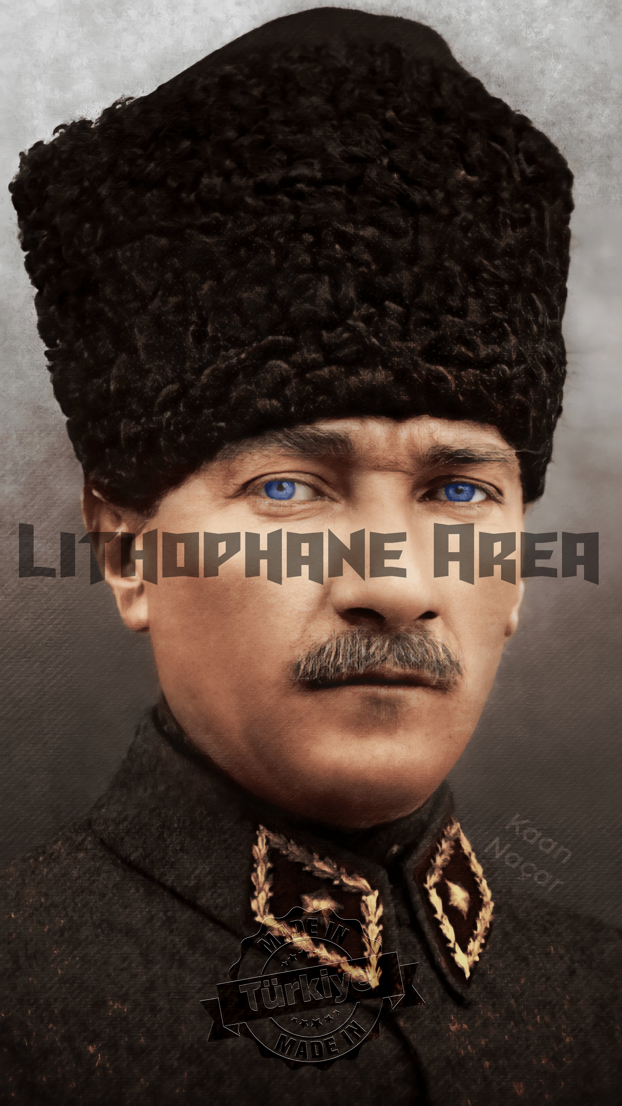 Mustafa Kemal Atatürk Lithophane