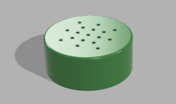 Custom PETG Salt Shaker Cap (Anti-Rust, 4mm Wide Pitch)