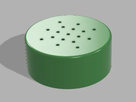 Custom PETG Salt Shaker Cap (Anti-Rust, 4mm Wide Pitch)