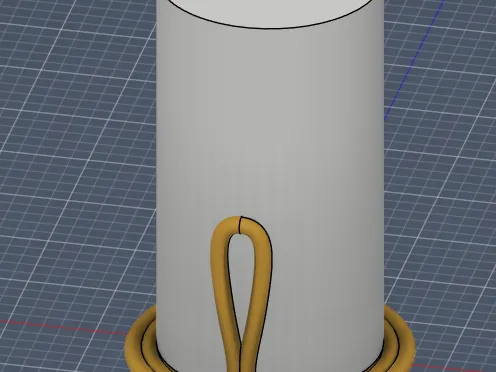 Modern Spiral Paper Towel Holder / Kitchen Roll Stand