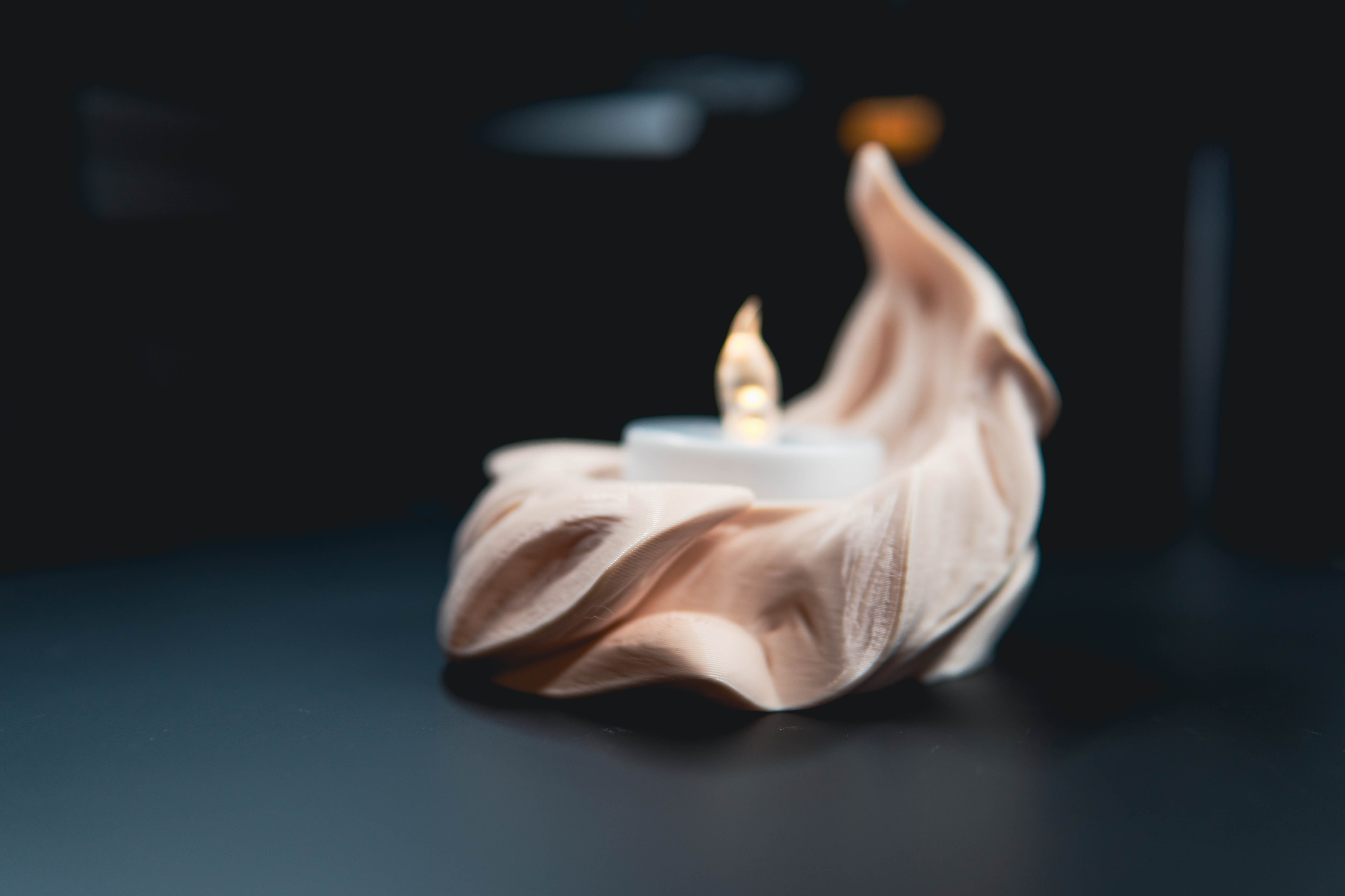 Elven Oak - Organic LED Tea Light Holder