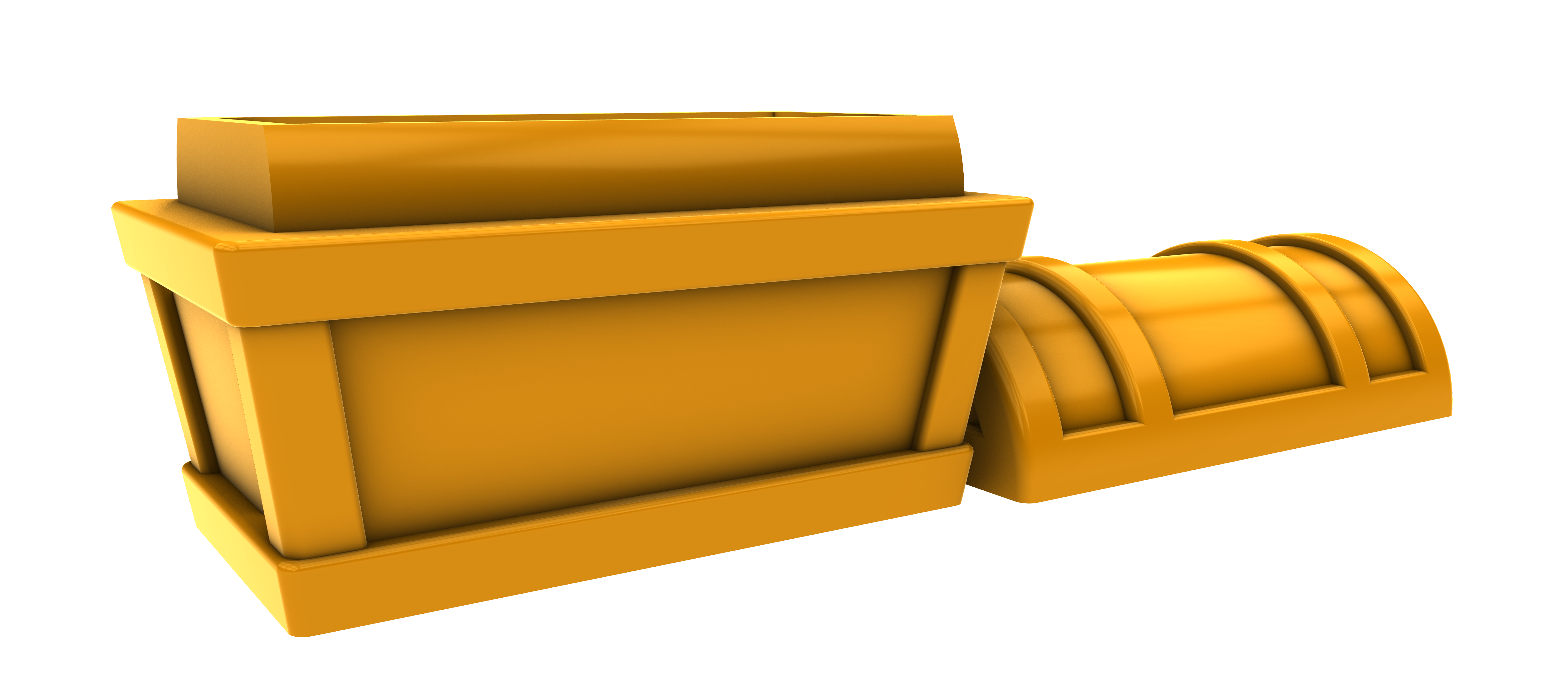 Miniatura 7 do modelo 3D Treasure Chest Container V2