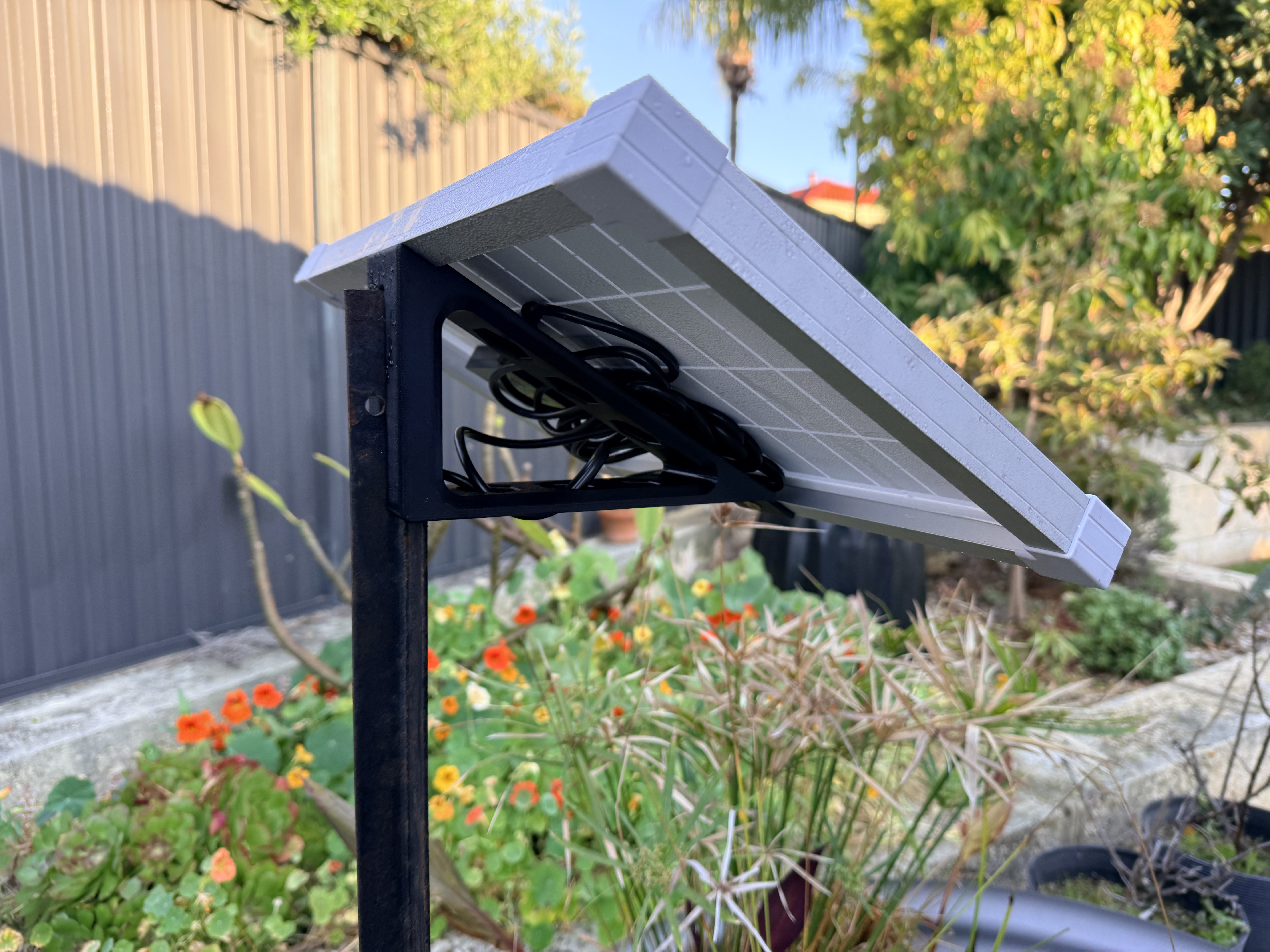Solar Panel Bracket for Pond Pump
