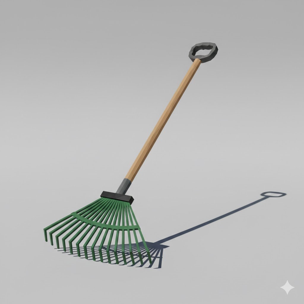 Low Poly Leaf Rake