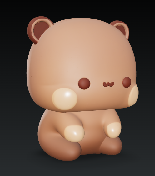 Miniatura 2 do modelo 3D Bubu Figur Bär Bear