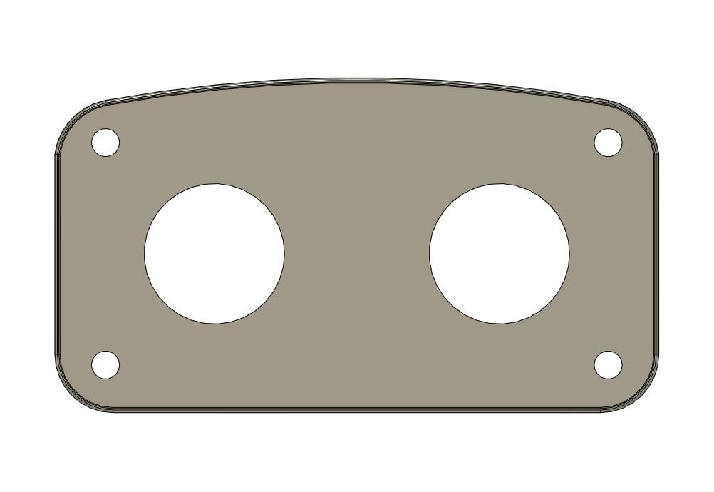 Pearl Session Custom Bass Mount Spacer