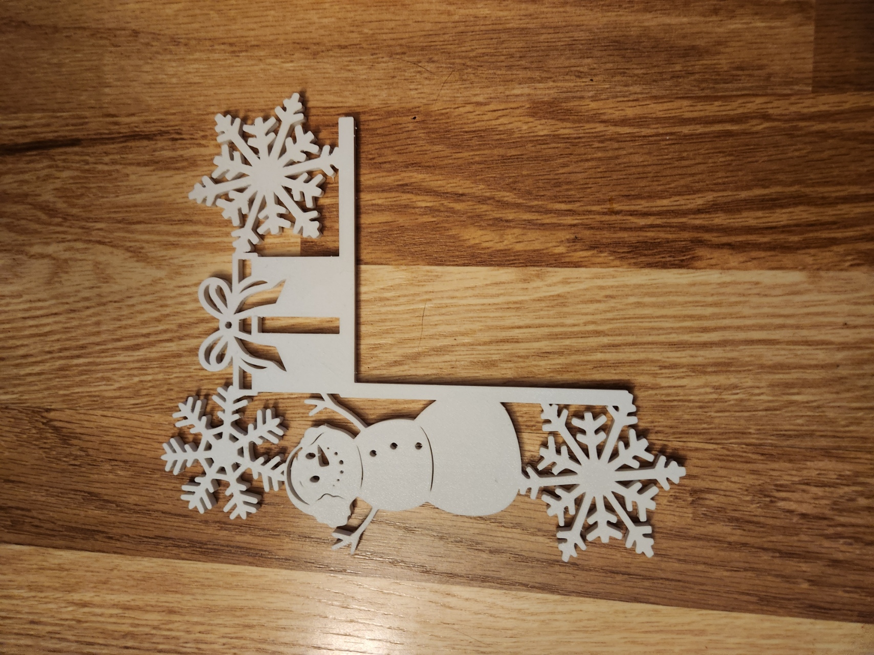 SnowMan + Snowflake Door Corner