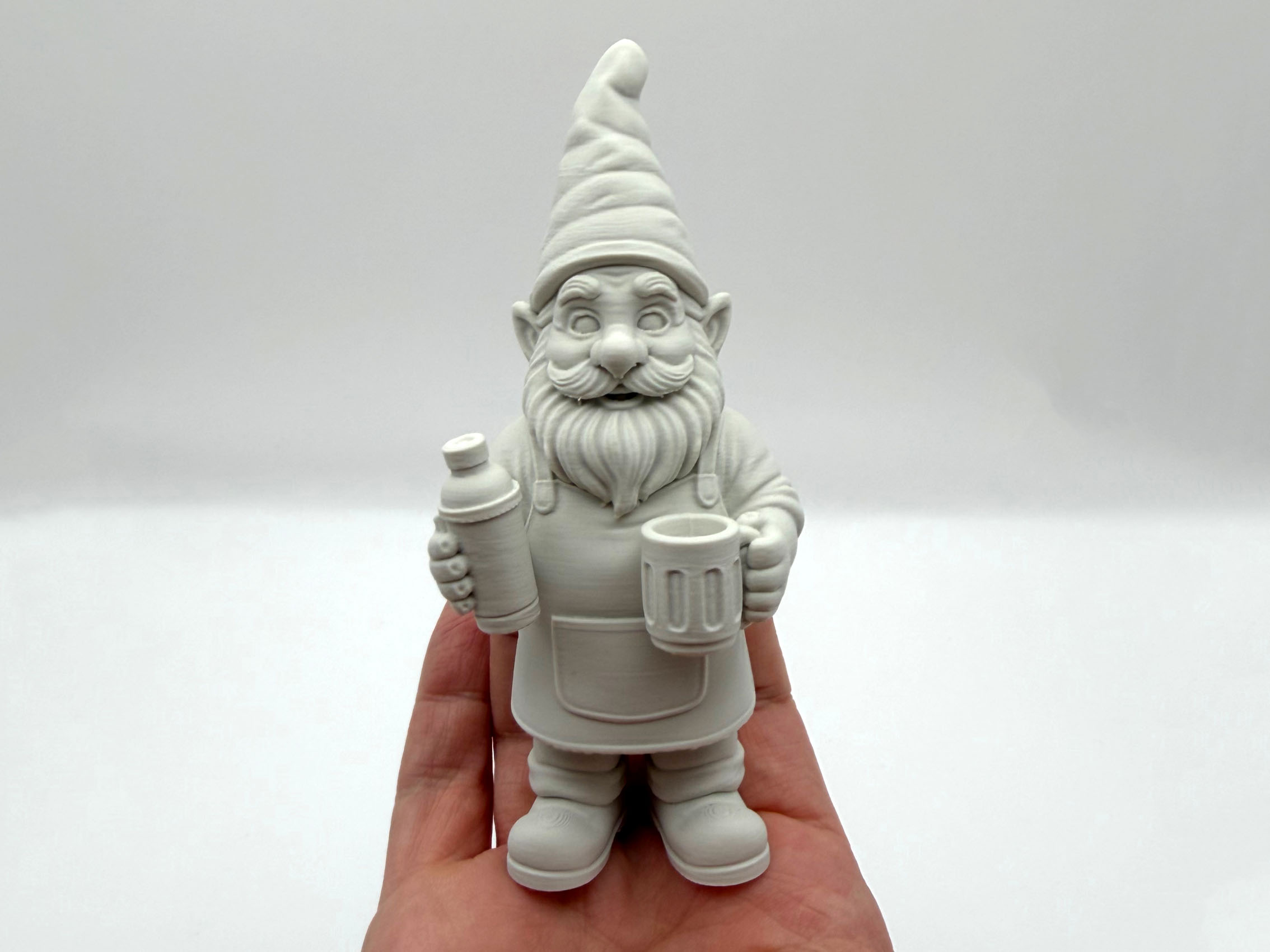 Bartender Garden Gnome