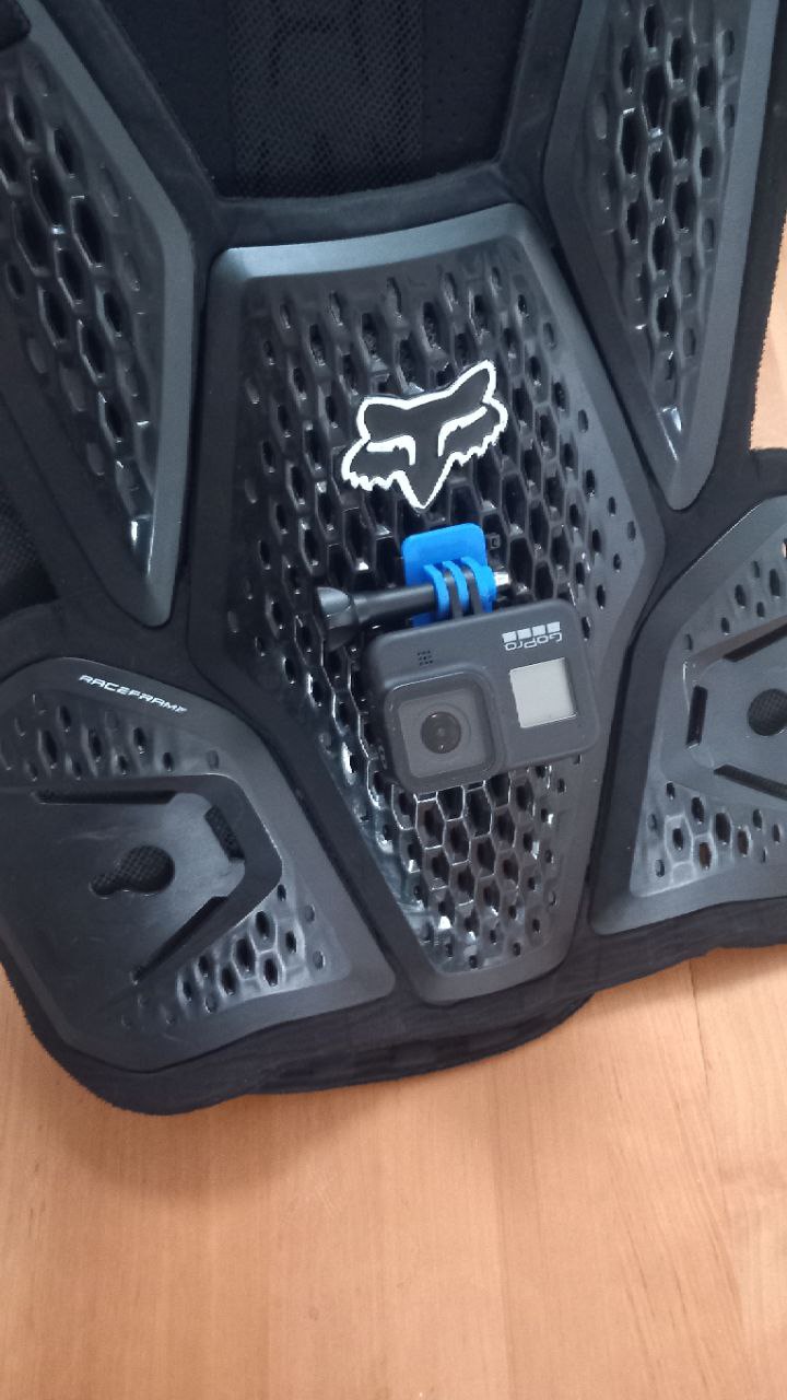 Gopro halterung for Fox Raceframe