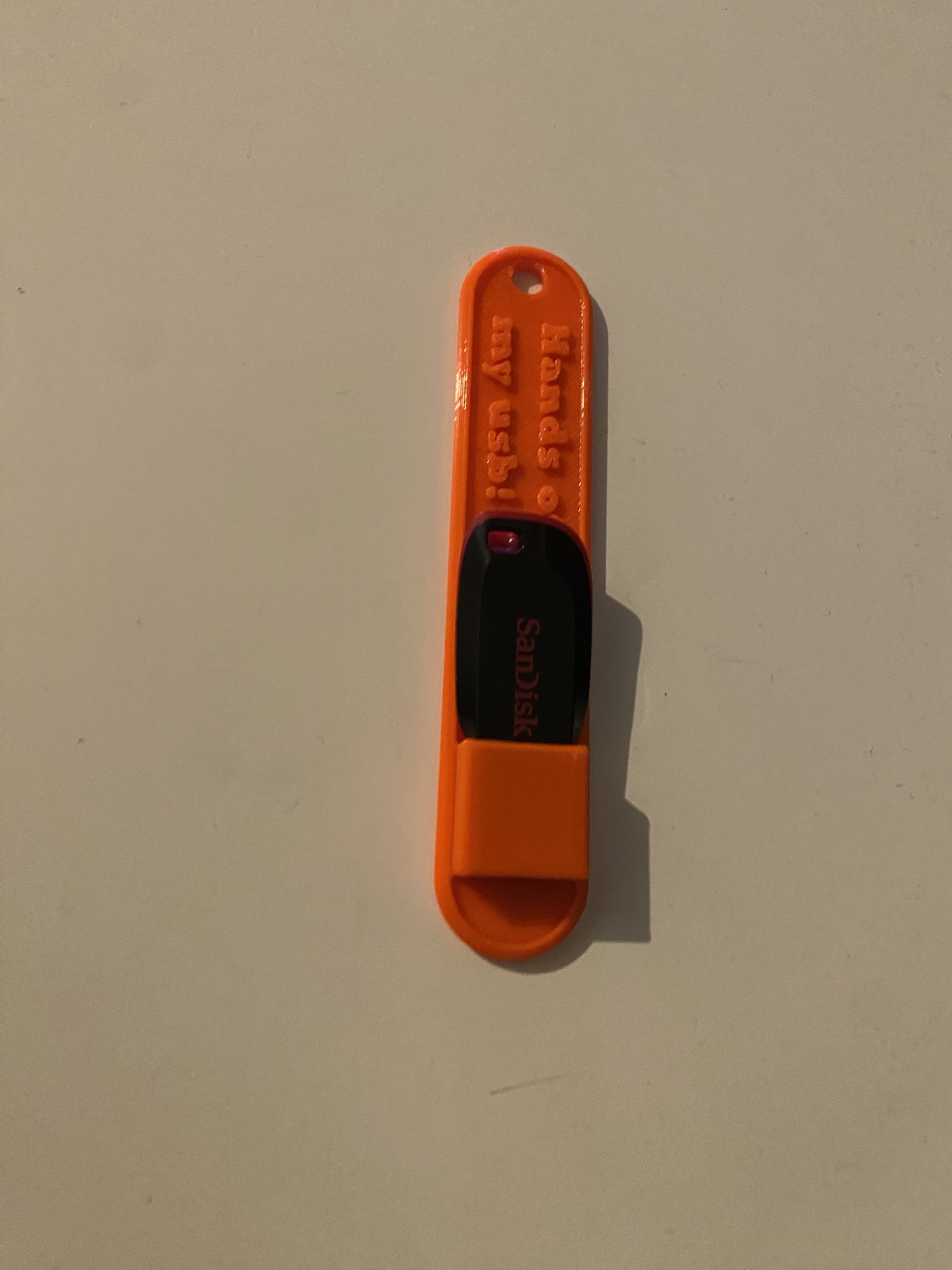 Hands off my usb keychain