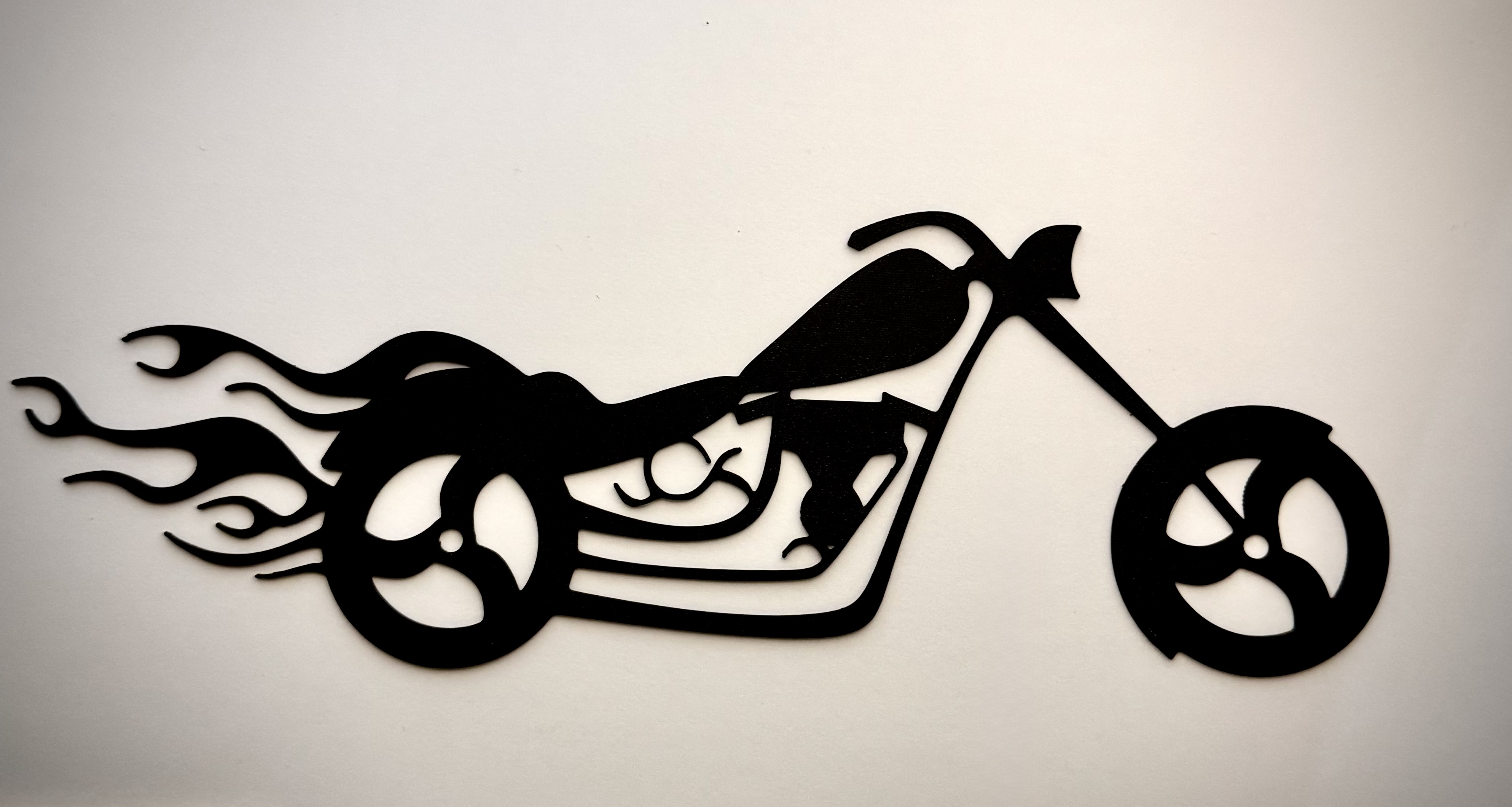 Harley Davidson Chopper Wall Art