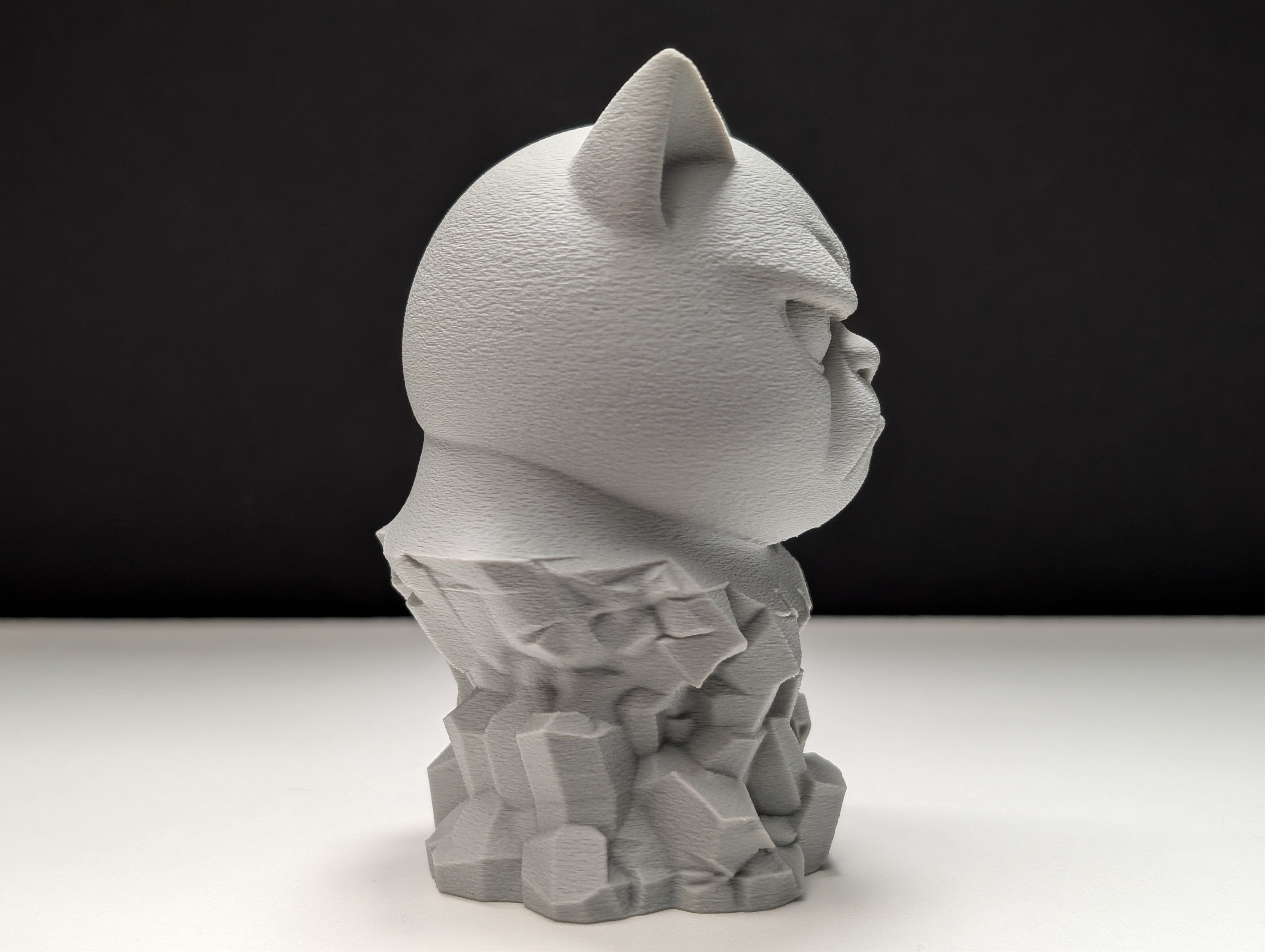 Miniatura 4 do modelo 3D Grumpy Cat - Stone Bust