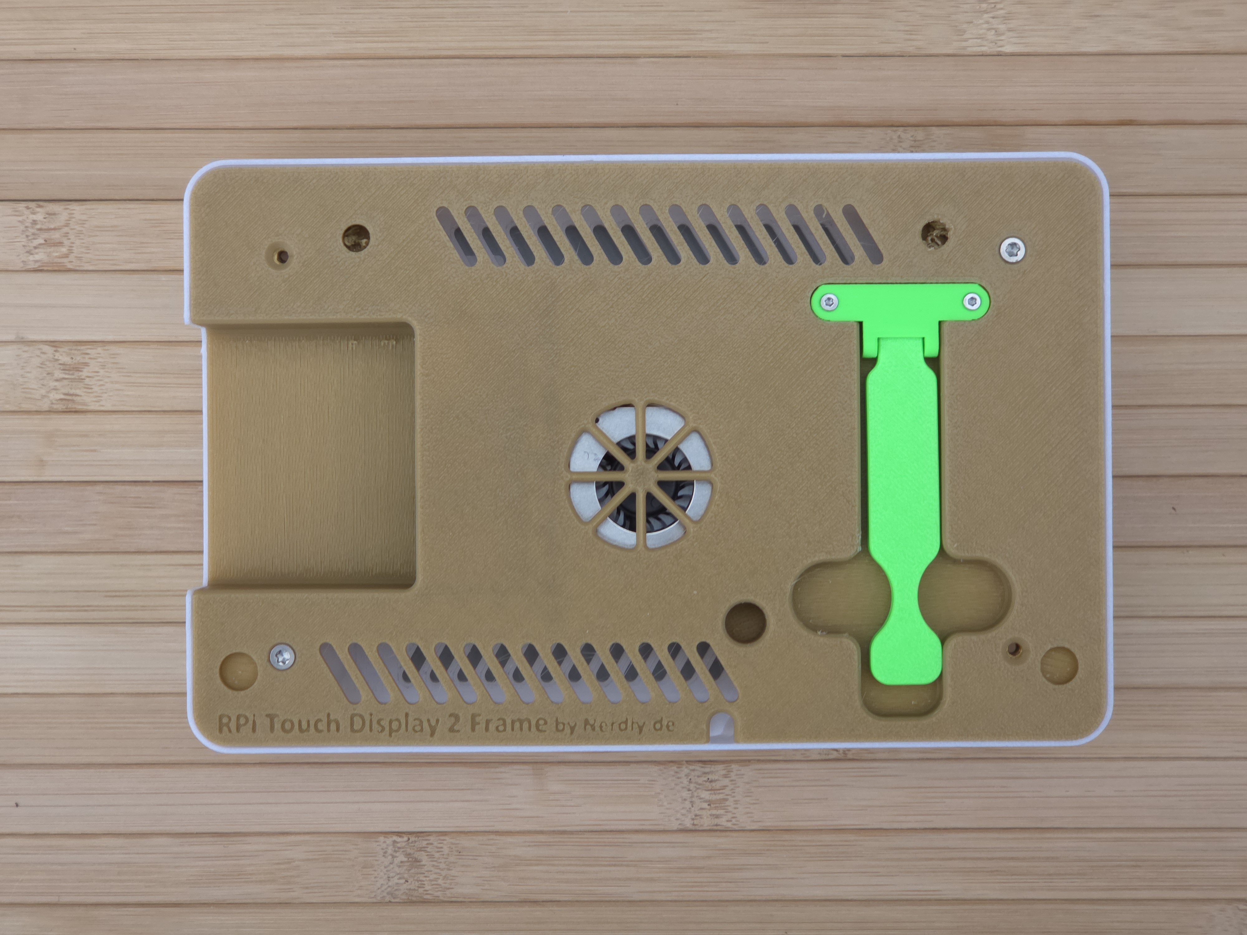 Raspberry Pi  7" Touch Display 2 Frame for RaspberryPi 5 - Horizontal - incl. Cutout - by Nerdiy.de — miniatura 9