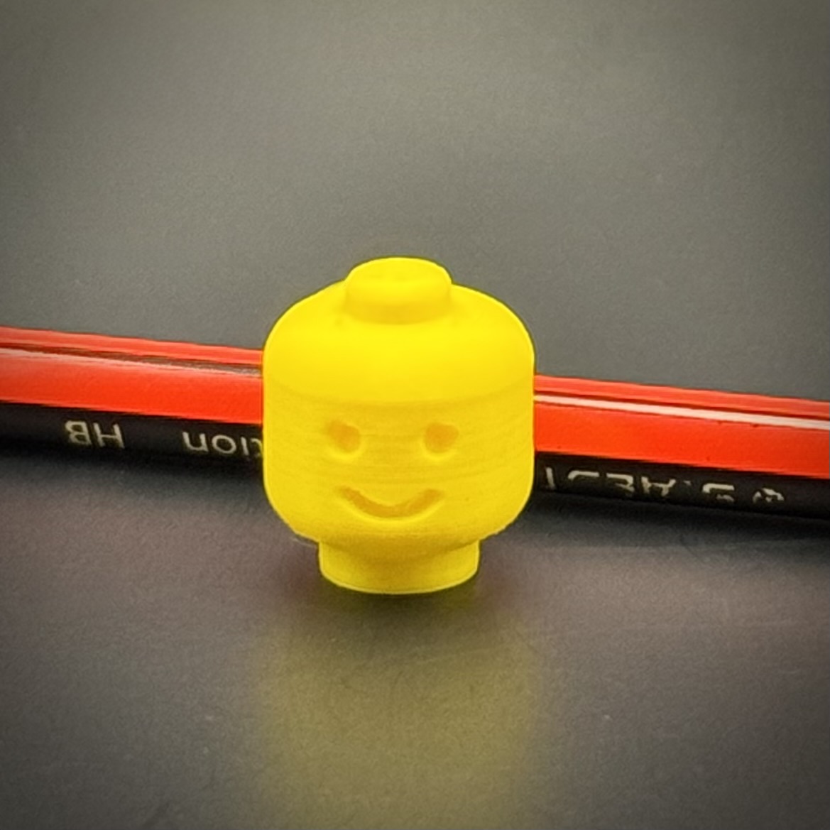 Lego Head Pen topper