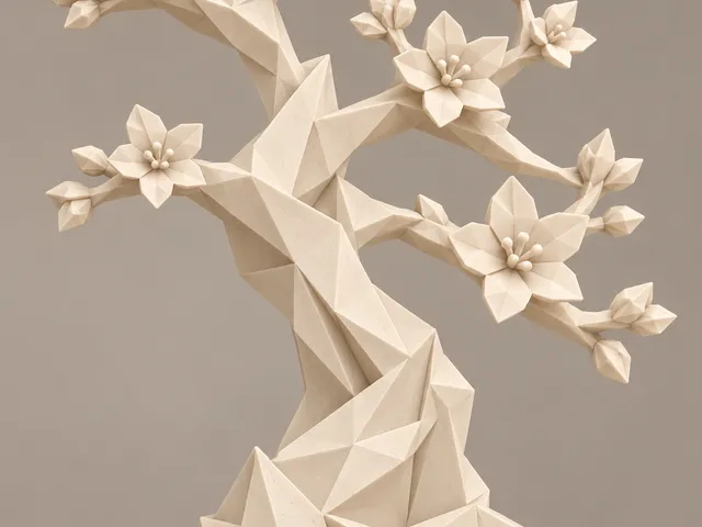 Origami Cherry Blossom Tree