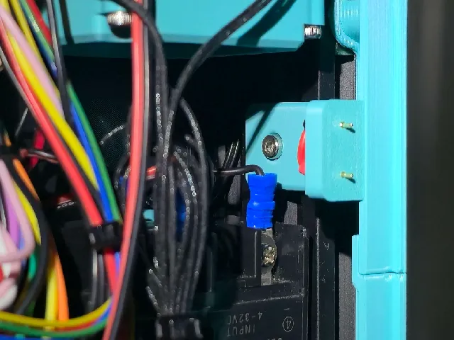 Ender 3 NG v1.2 pogo pin bracket for electronics cover fans