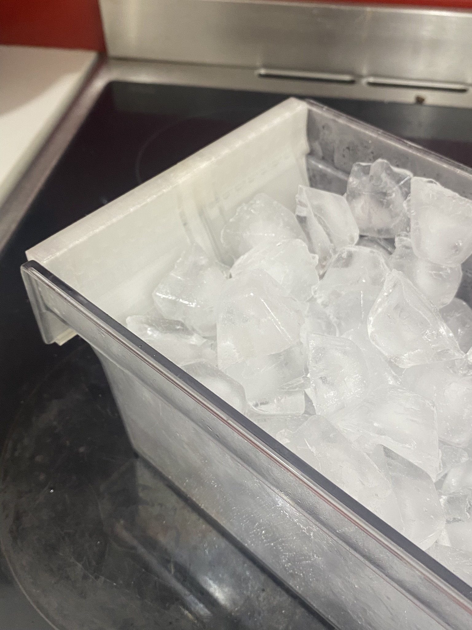 Samsung Fridge Ice Drawer back wall extension