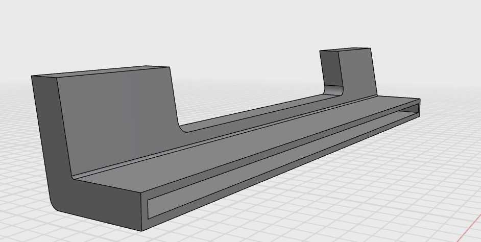 Shelf Support for Gorenje RBIU6092AW Fridge 3D model