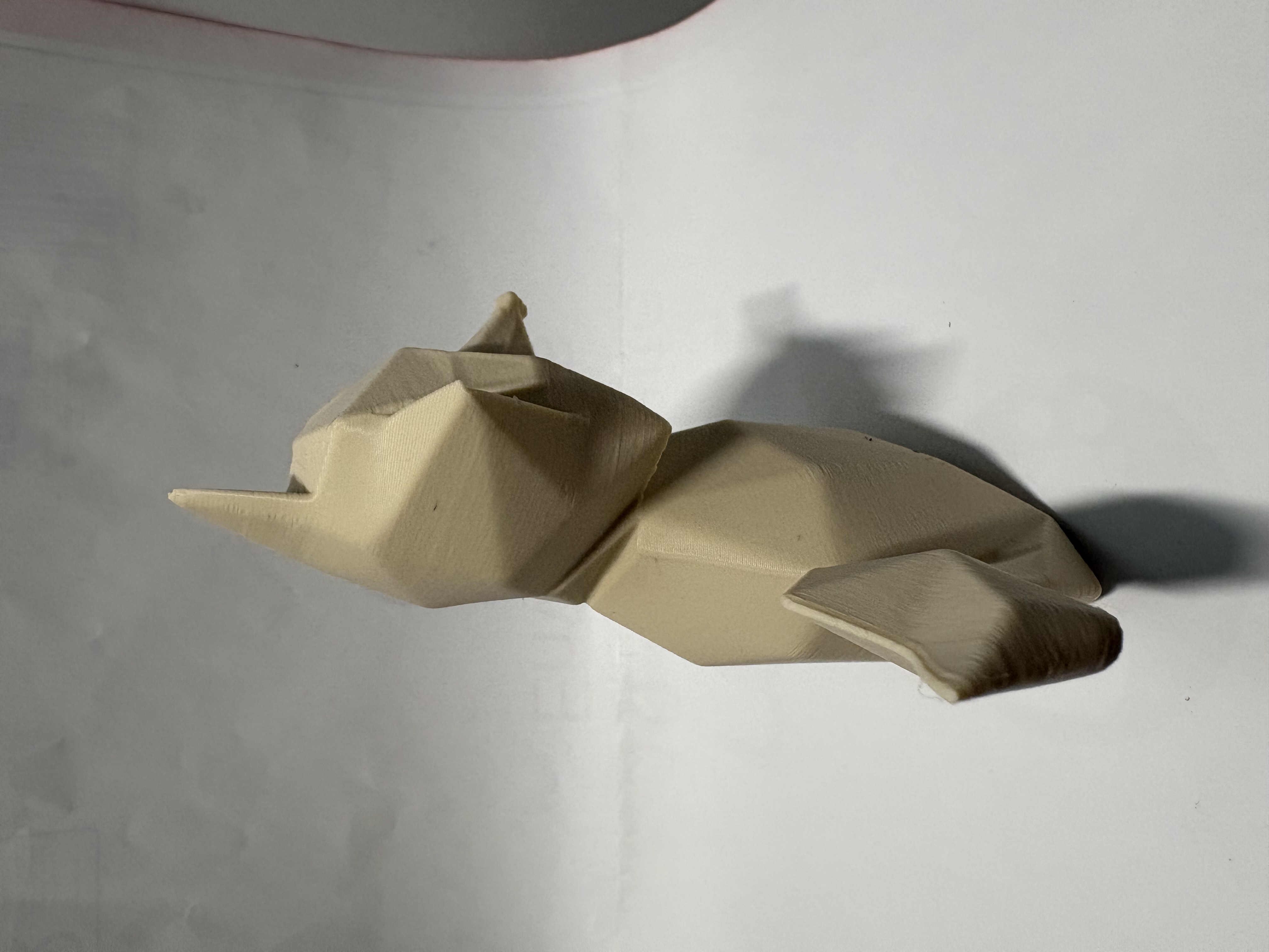 Miniatura 3 do modelo 3D Sitting Polygon Fox