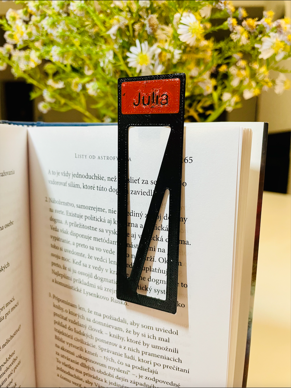 Miniatura 2 do modelo 3D Custom thin Bookmark