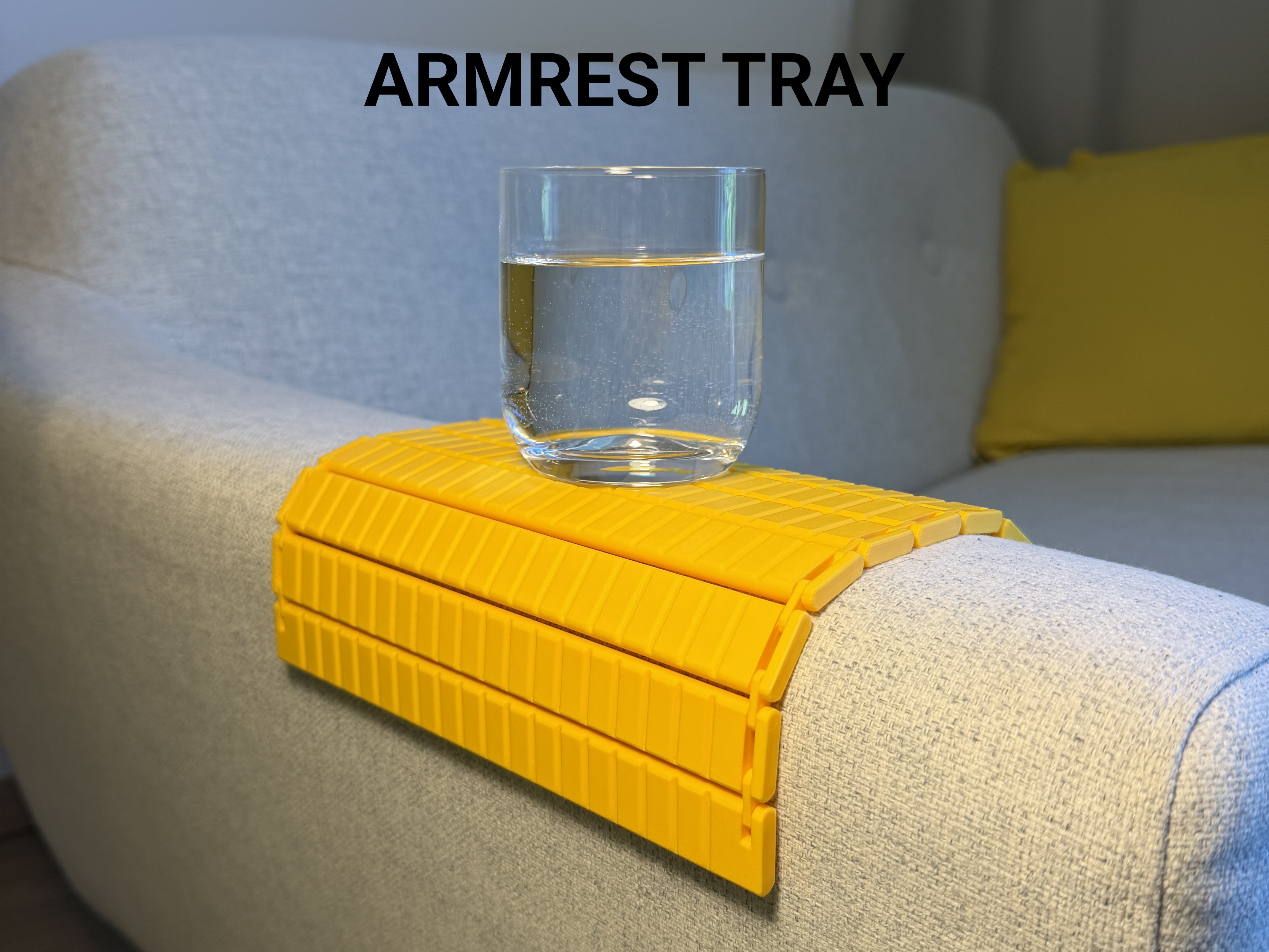 Foldable Couch Armrest Tray