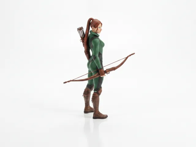 Archer Lady Female Fantasy Warrior 3D Printable