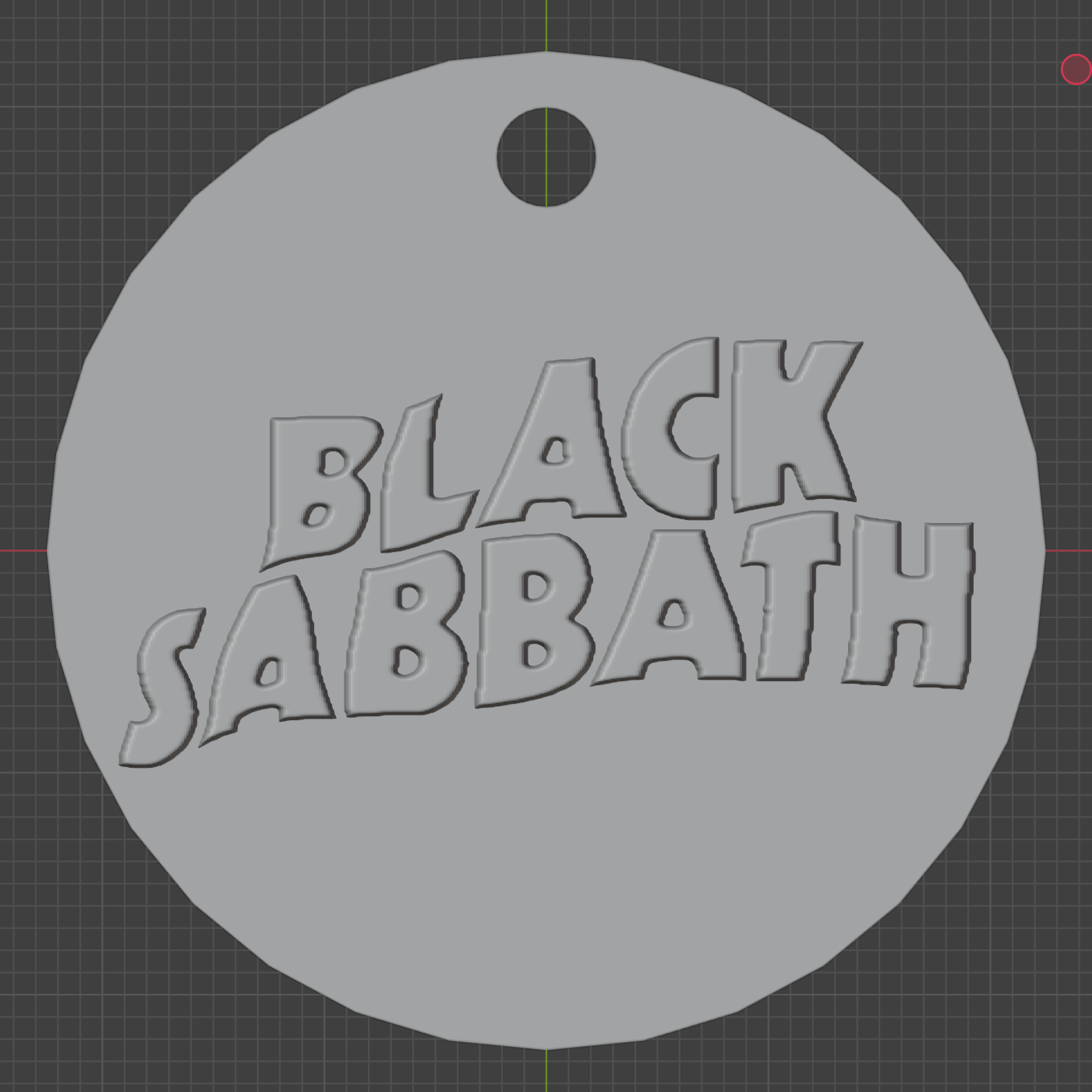 Black Sabbath original logo Keychain