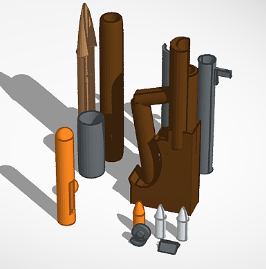 toy rifle(DOES NOT ACTUALLY SHOOT)