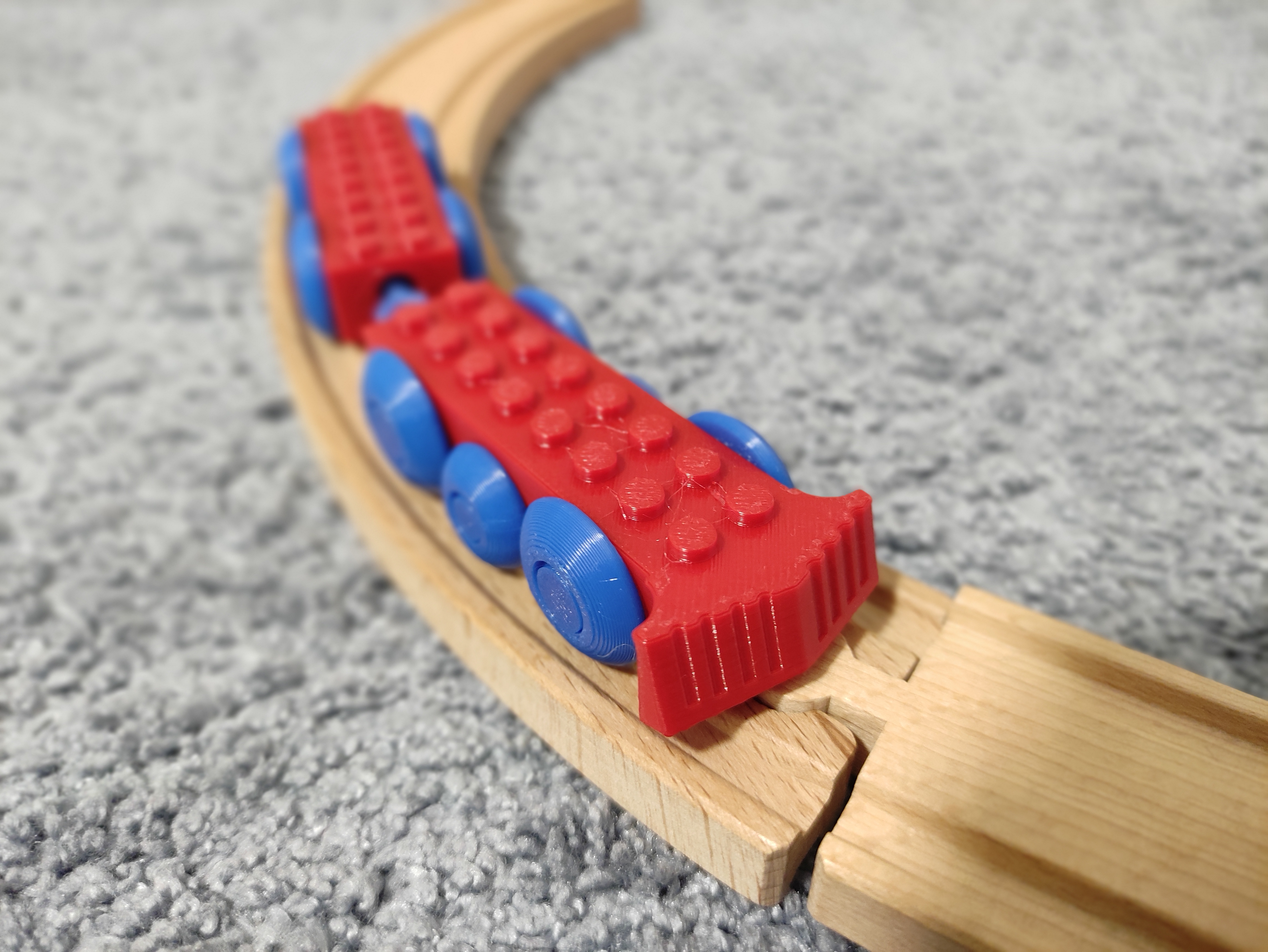 Miniatura 4 do modelo 3D Tiny train Brio/duplo adapter