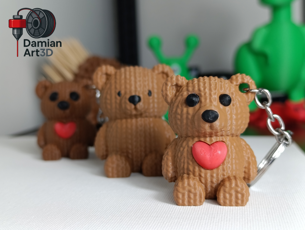 Knitted Teddy keychain — miniatura 8