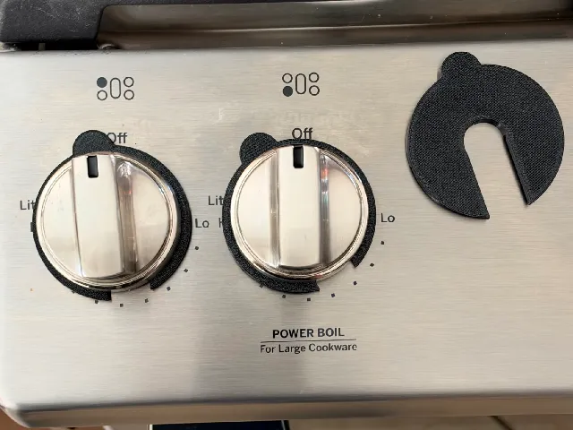 Stove Knob Safety Insert