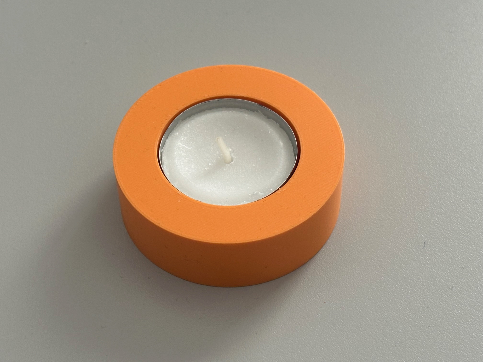 Teelichthalter rund, D 63,6 mm, H 21 mm 3D model