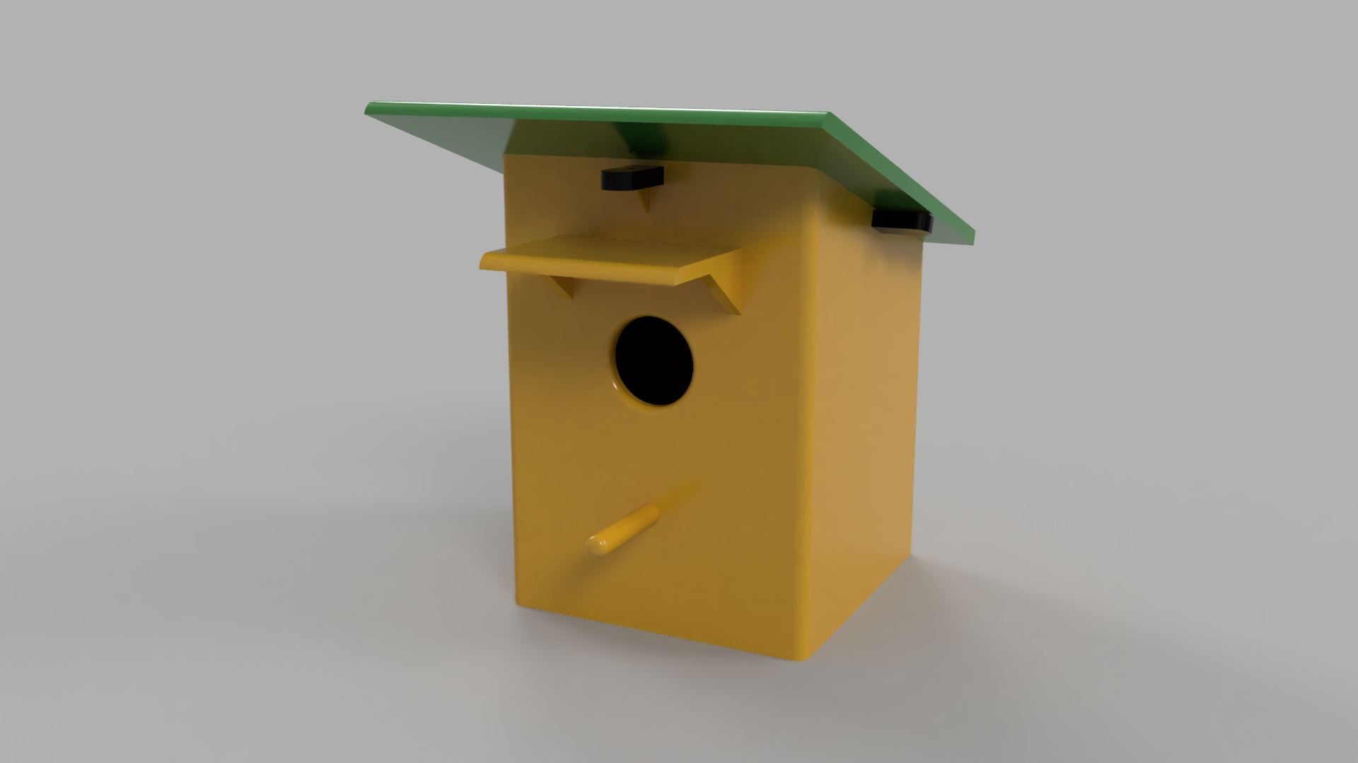 Bird House – 3D Printable Birdhouse with Opening Roof
