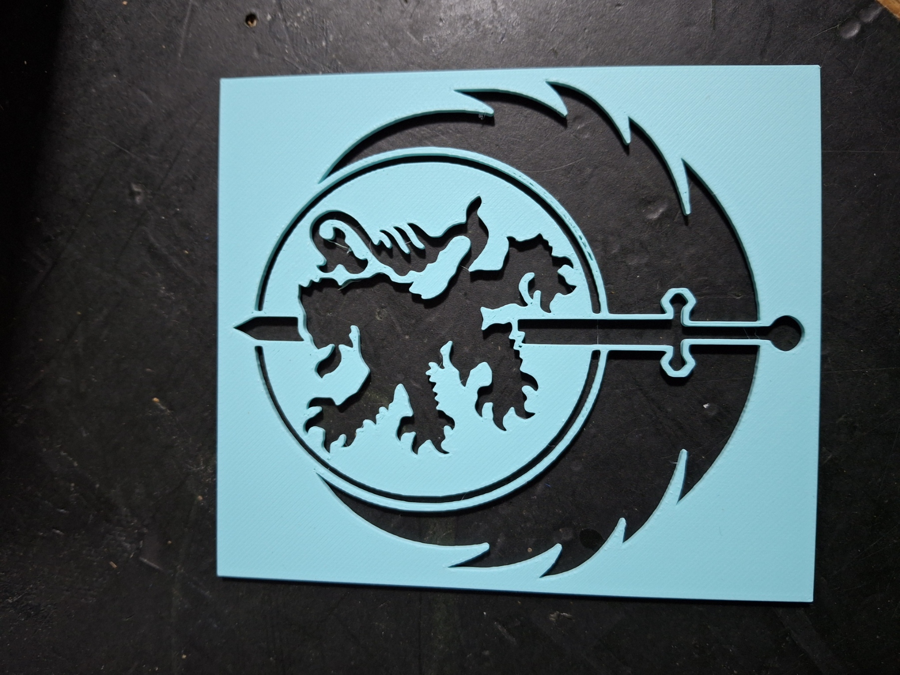 Brotherhood of Steel - Lyons' Pride stencil