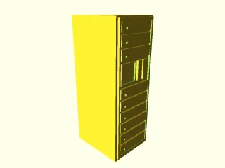 Server rack figure