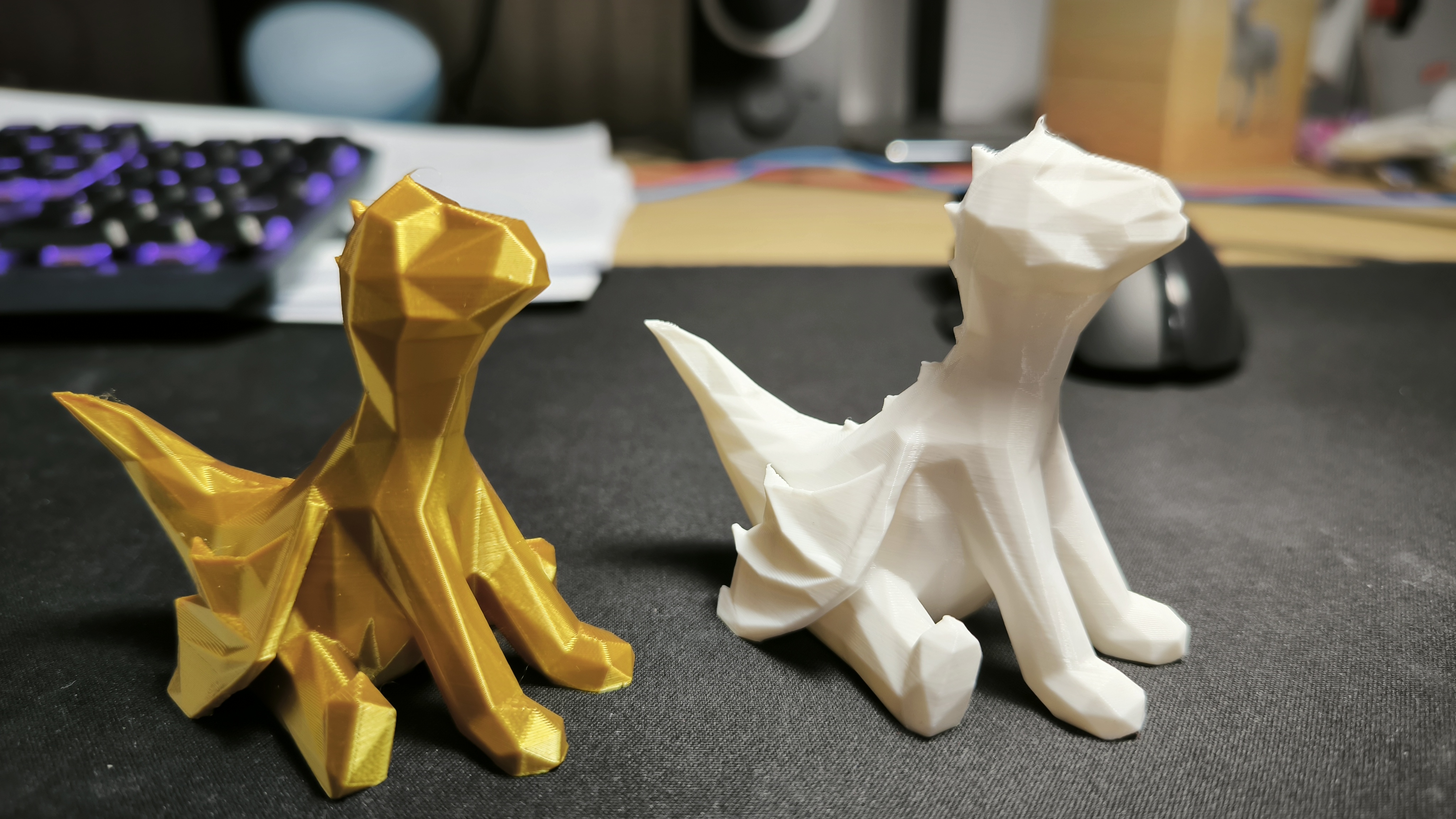 Cute dragon low poly