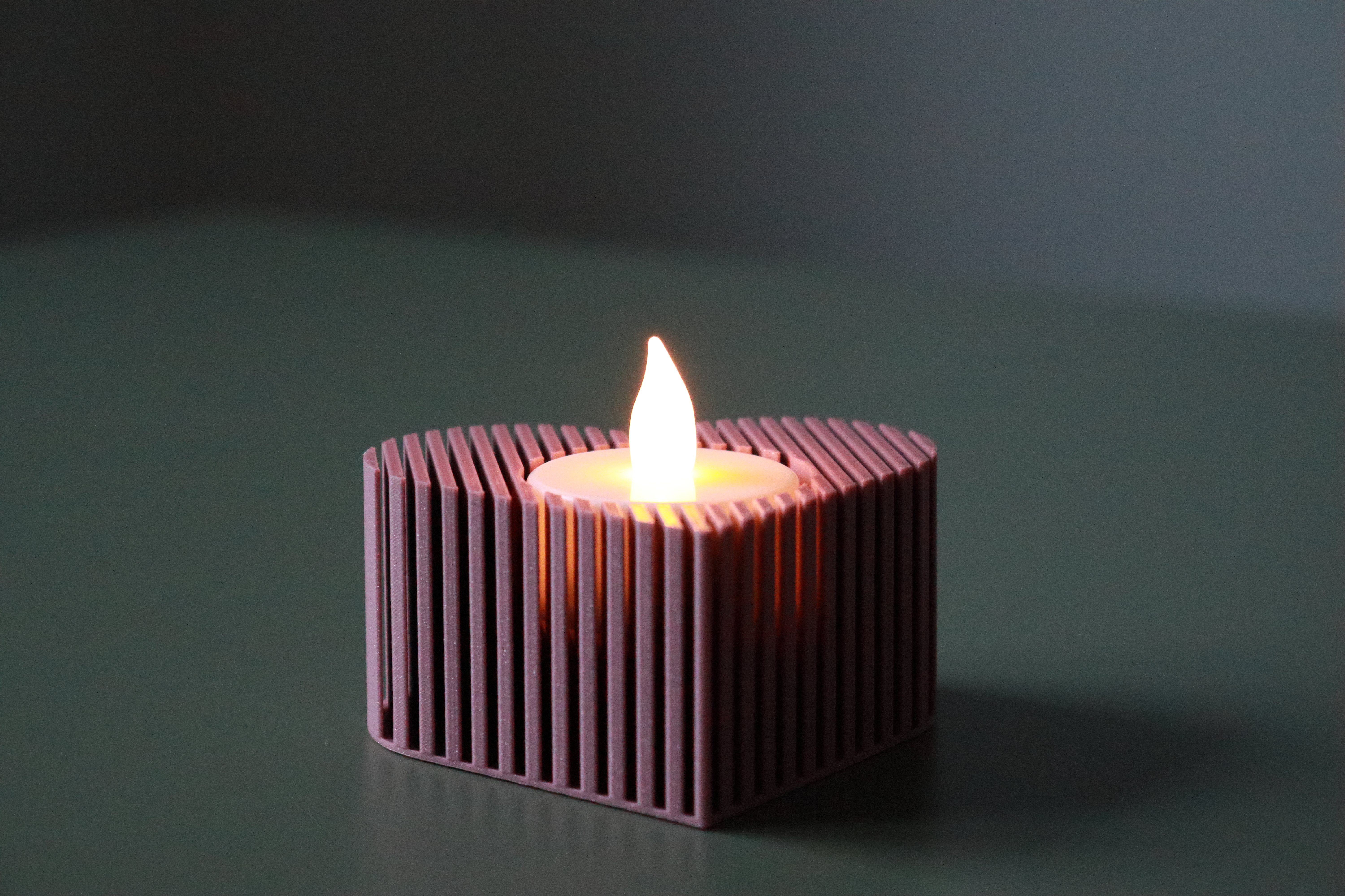 Floating Heart - Minimalist Tea Light Holder