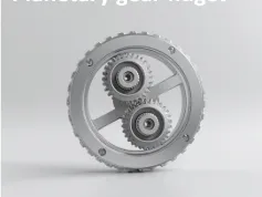 Planetary gear fidget - 2 gears - Print in place