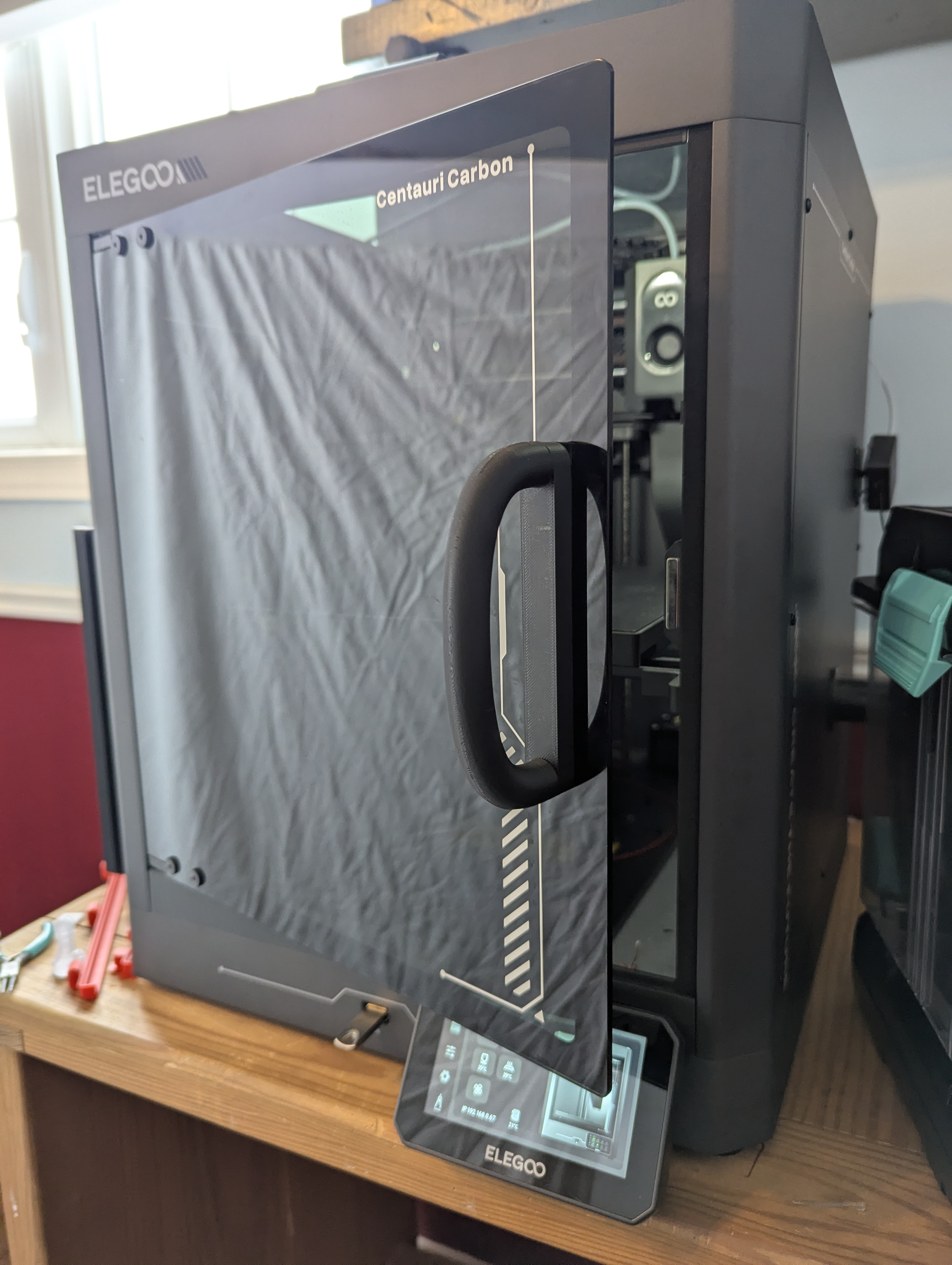 Centauri Carbon Improved Large Door Handle Mod