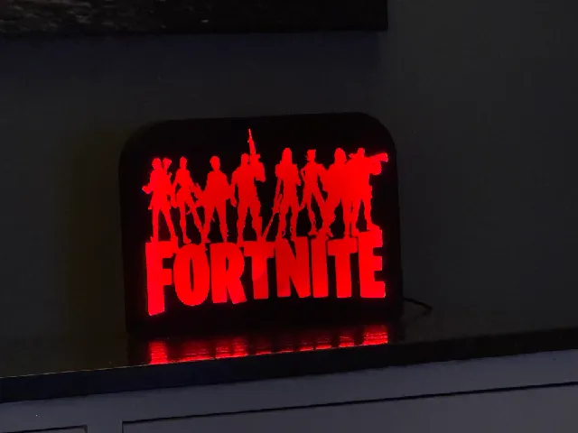 Fortnite  led lightbox