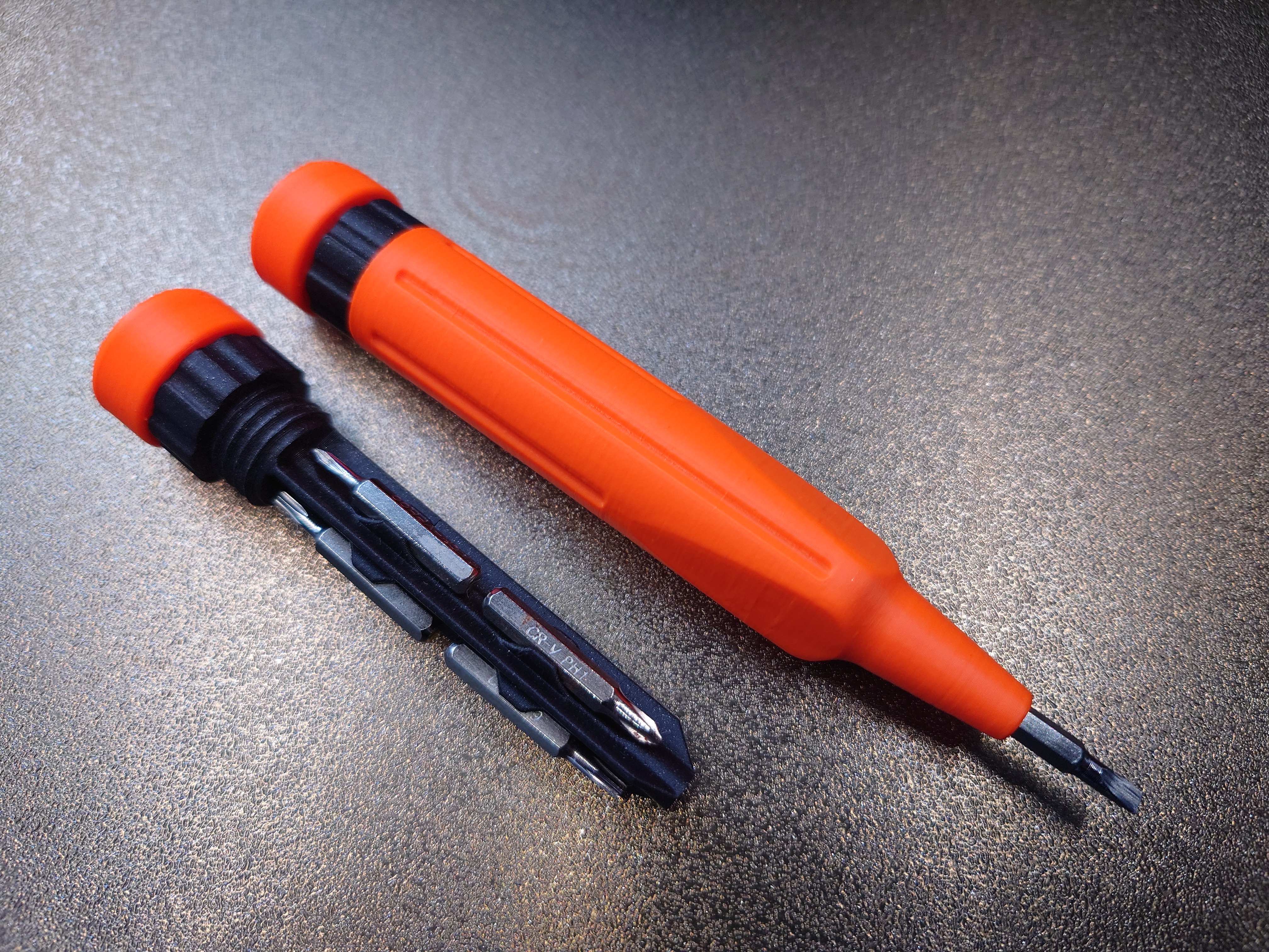 Precision Screwdriver with Bit Storage (4mm bits)