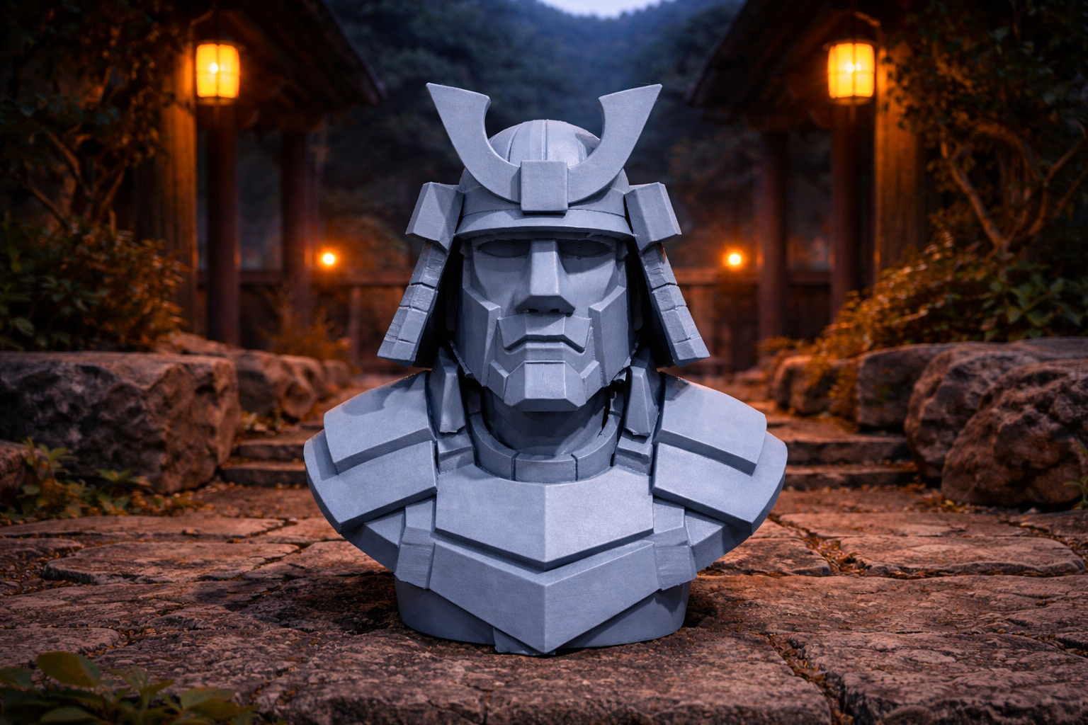 Moai Shogun 3D model by Julien Mairy