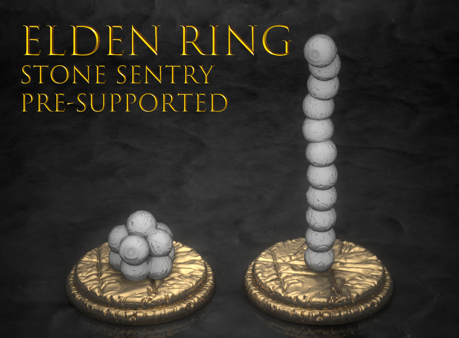 Miniatura 3 do modelo 3D Elden Ring - Stone sentry (miniature)