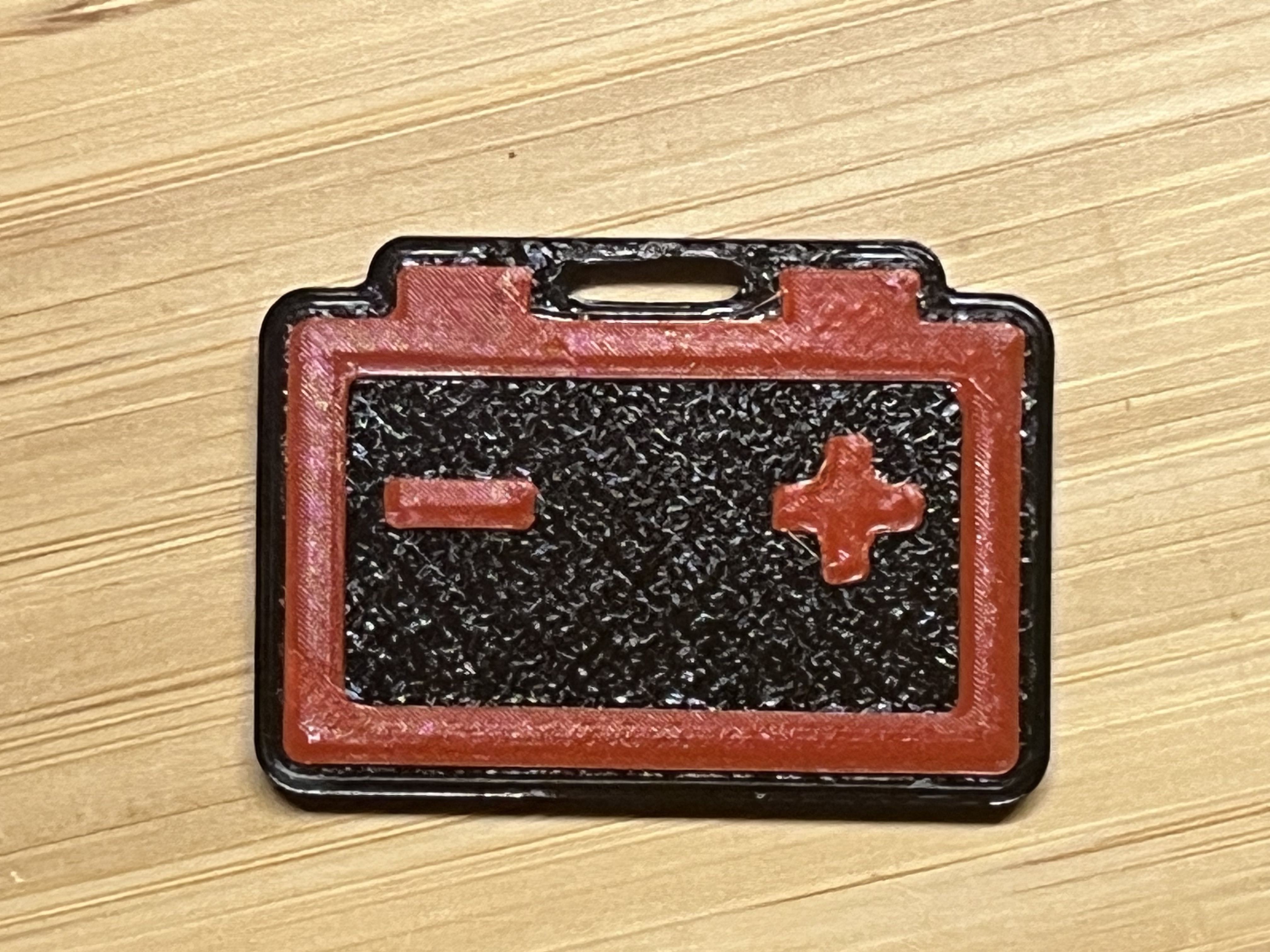 Battery Warning Light – 3D Printable Icon